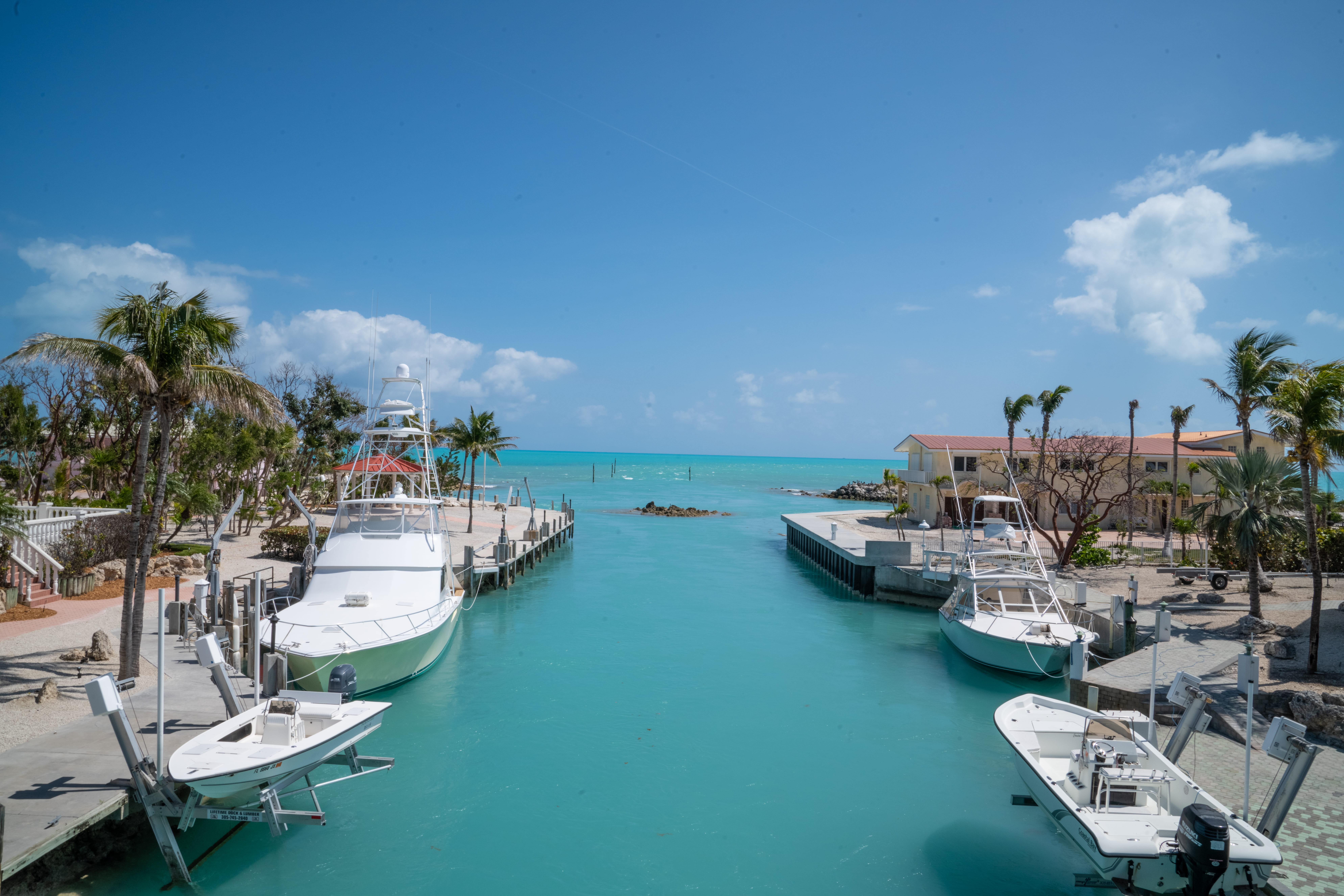 no people, transportation, scenics - nature, tree, sea, nature, turquoise colored, tropical climate, nautical vessel, tranquil scene, palm tree, key west, HD Wallpaper
