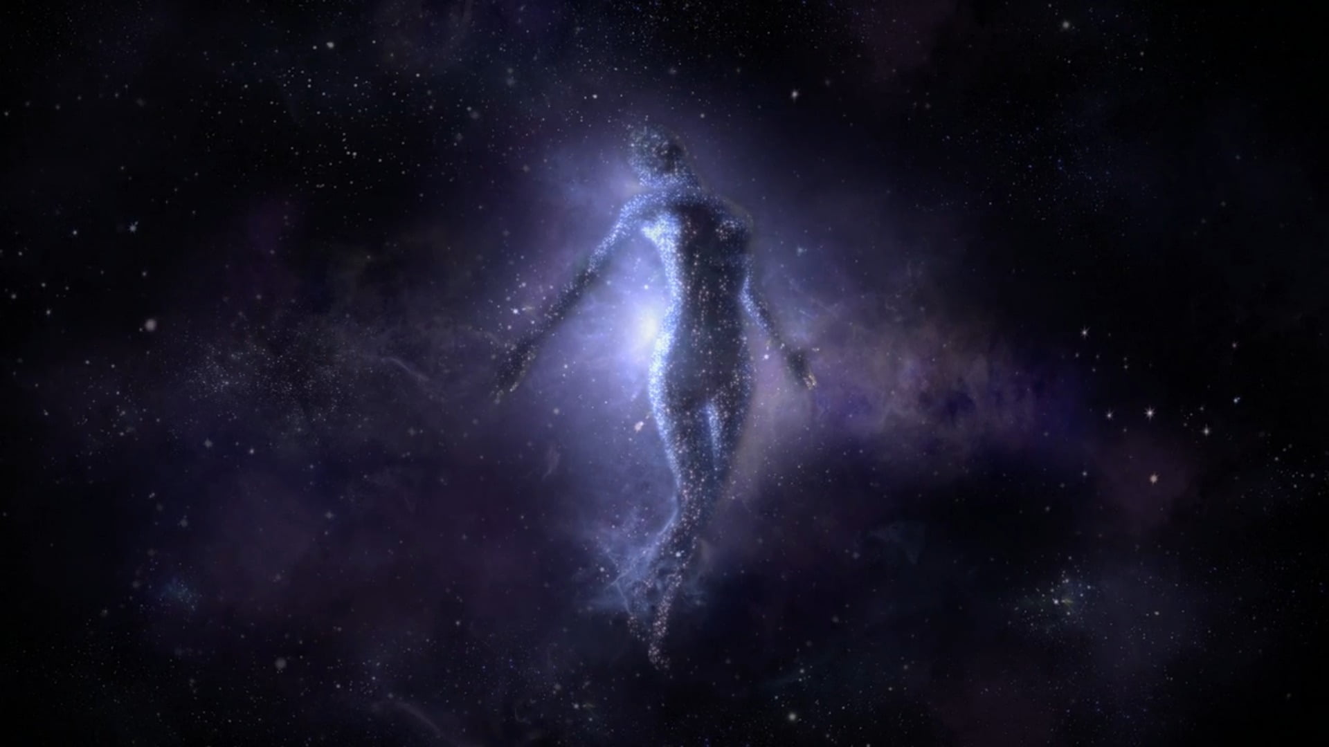 purple, outdoors, dark blue, science, space, illustration, galaxy, blue, 1080P, sky, star - space, light - natural phenomenon, nature, no people, women, HD Wallpaper