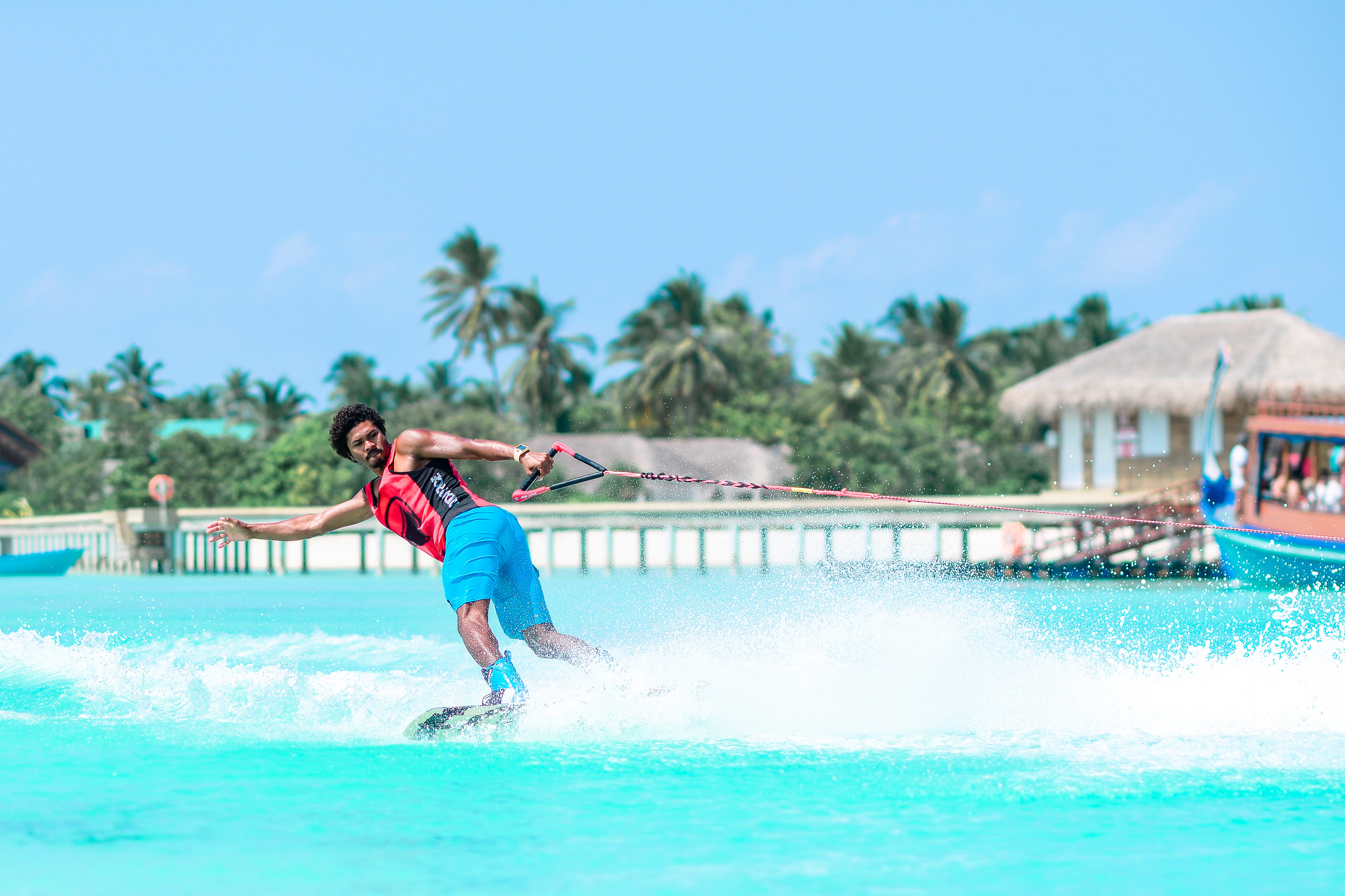 vest, jet ski, emotion, lifestyles, young women, nature, person, vacation, happiness, full length, positive emotion, wearing, leisure activities, apparel, HD Wallpaper