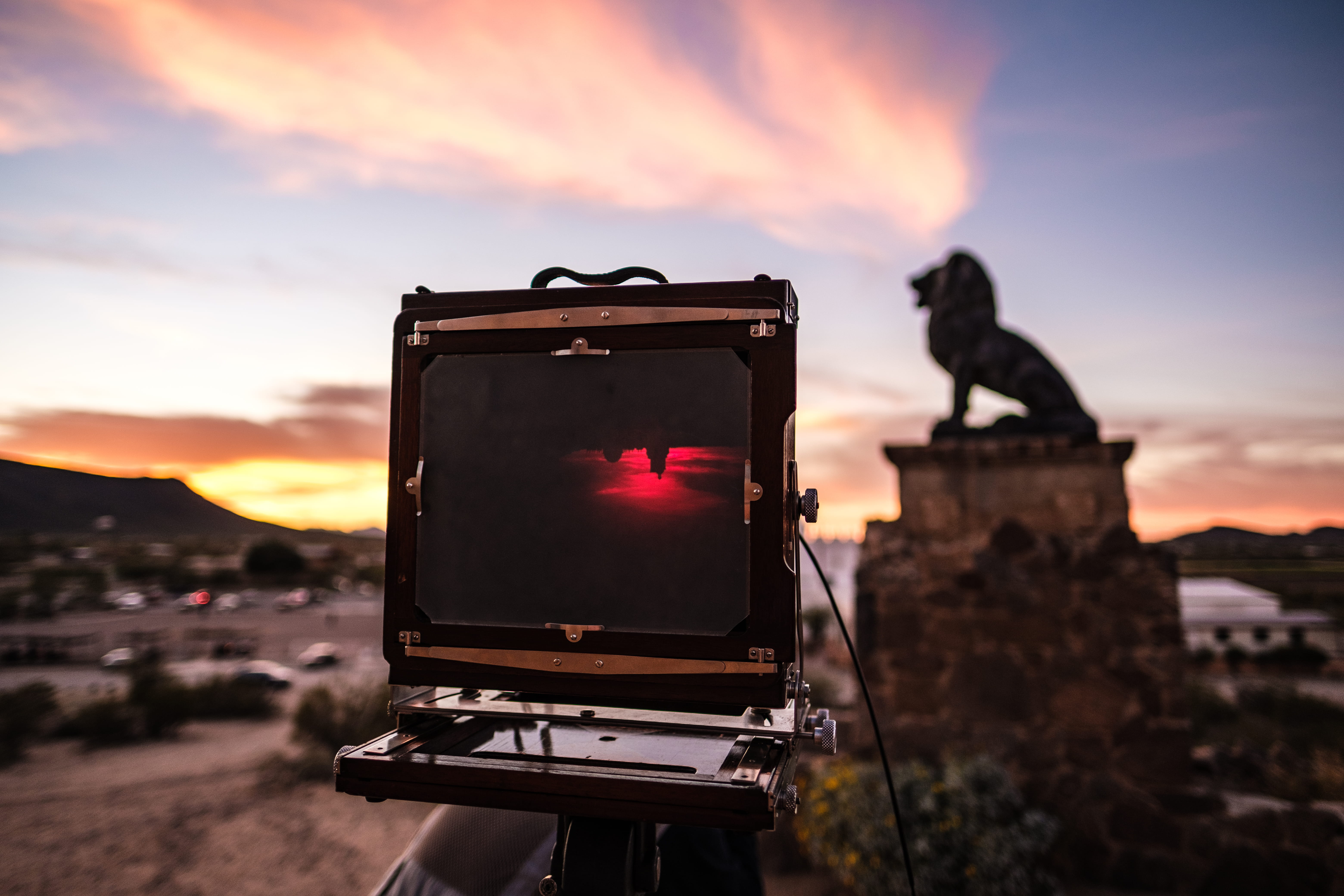 arizona, outdoors, video camera, large format, electronics, bird, cloud - sky, communication, animal, monitor, sunset, tucson, architecture, focus on foreground, HD Wallpaper