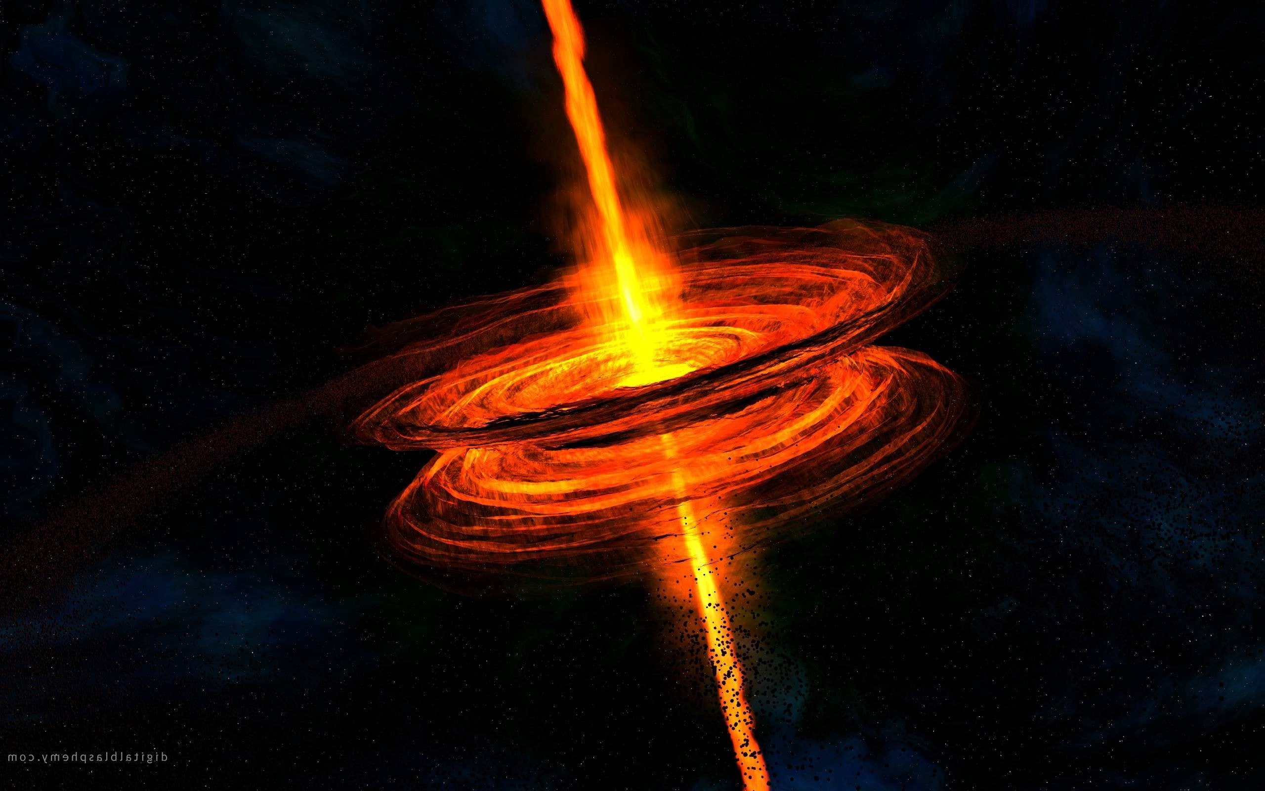 2K, space quasars digital blasphemy space art, HD Wallpaper