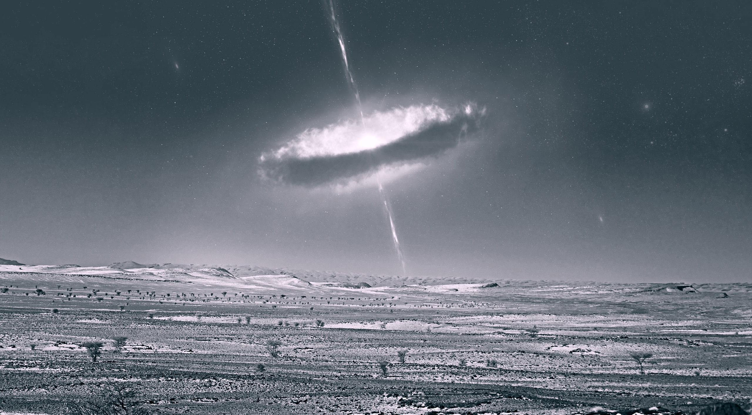 grayscale, photo, dramatic sky, environment, landscape, explosion, cold temperature, scenics - nature, extreme weather, no people, beauty in nature, aggression, HD Wallpaper