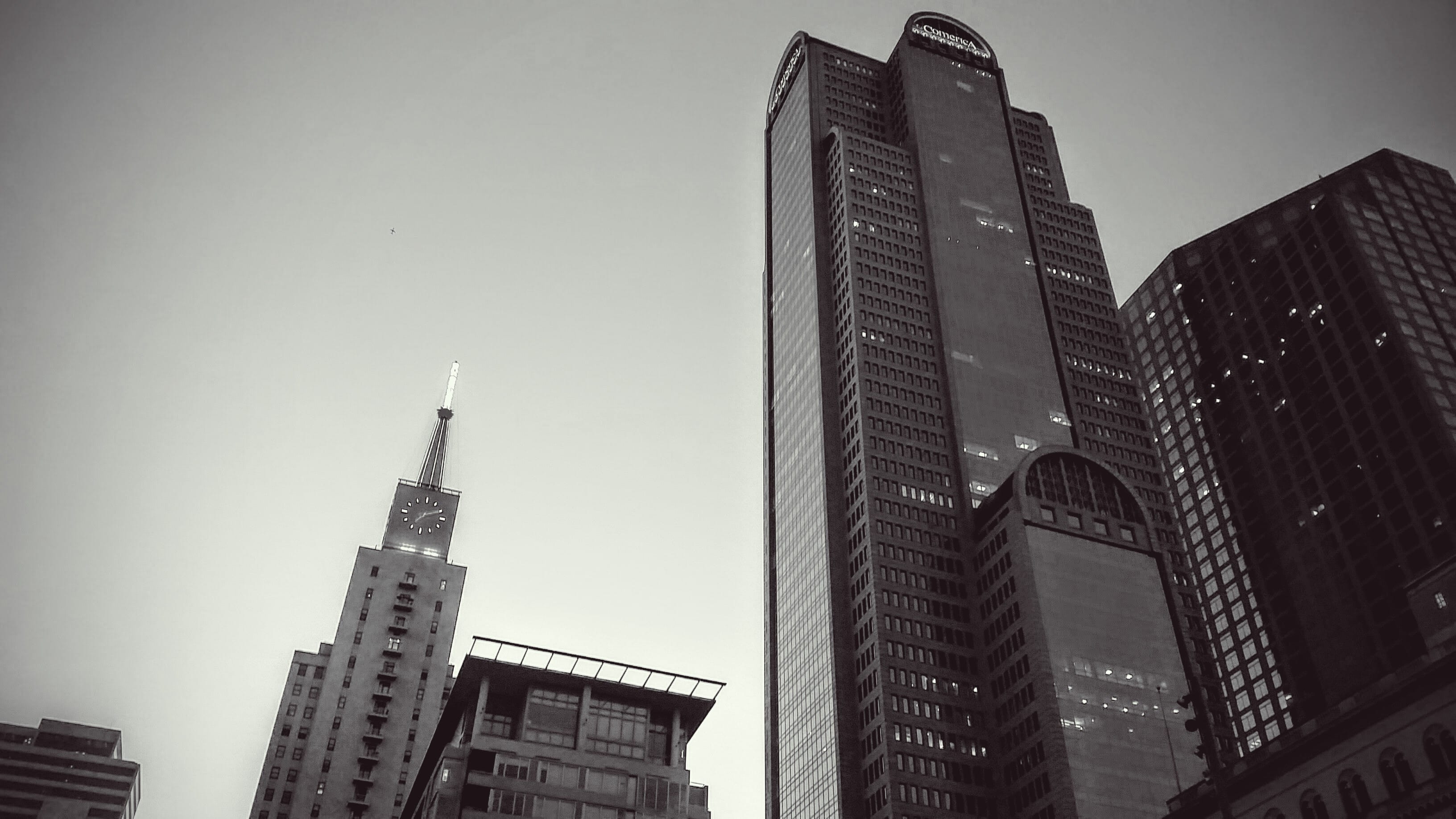 building, tallest, city, building exterior, urban, finance, facade, low angle shot, buildings, offices, glass items, architecture, clock tower, futuristic, HD Wallpaper