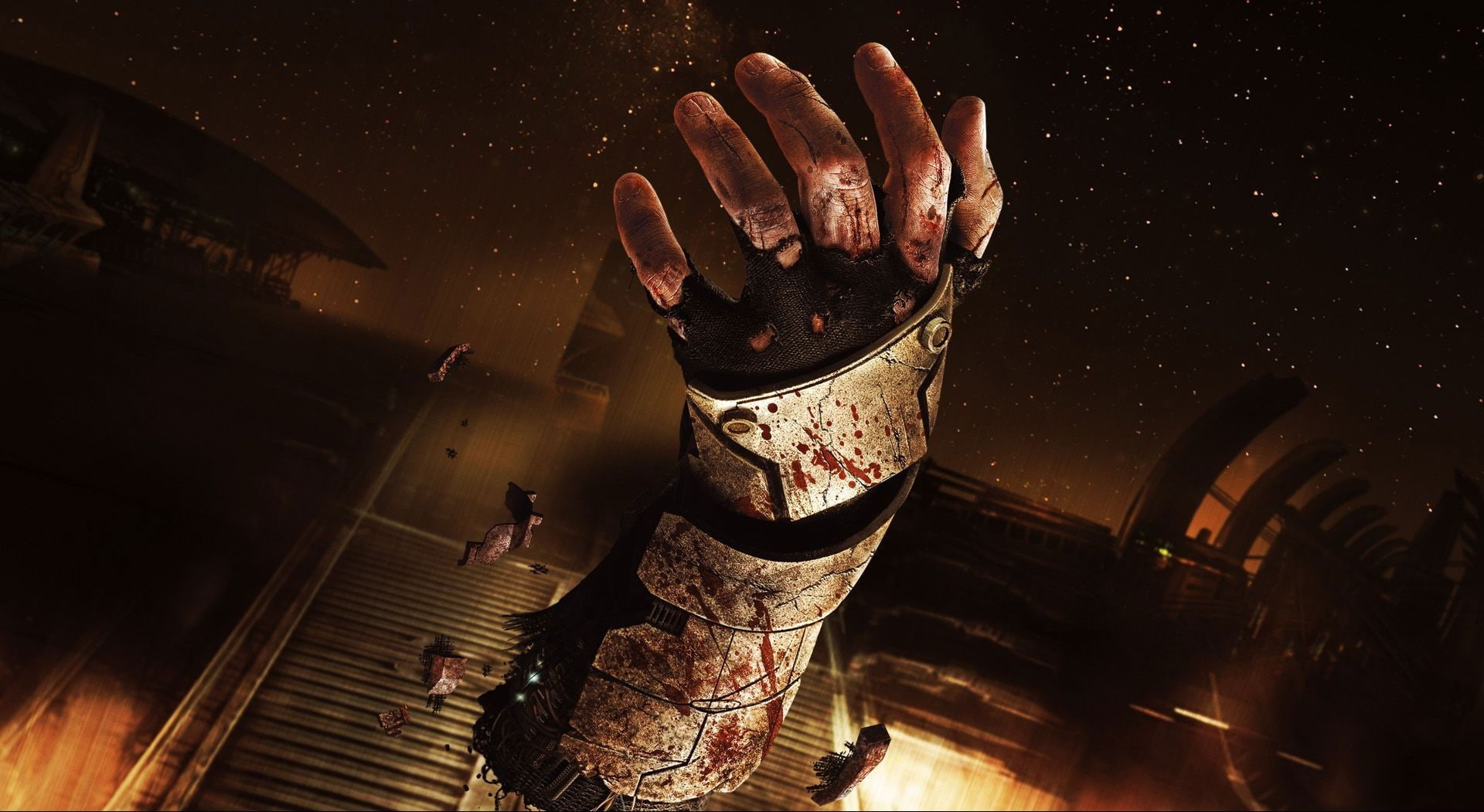 dead space, human body part, celebration, adult, 1080P, women, men, hand, fish-eye lens, one person, indoors, architecture, night, body part, lifestyles, HD Wallpaper