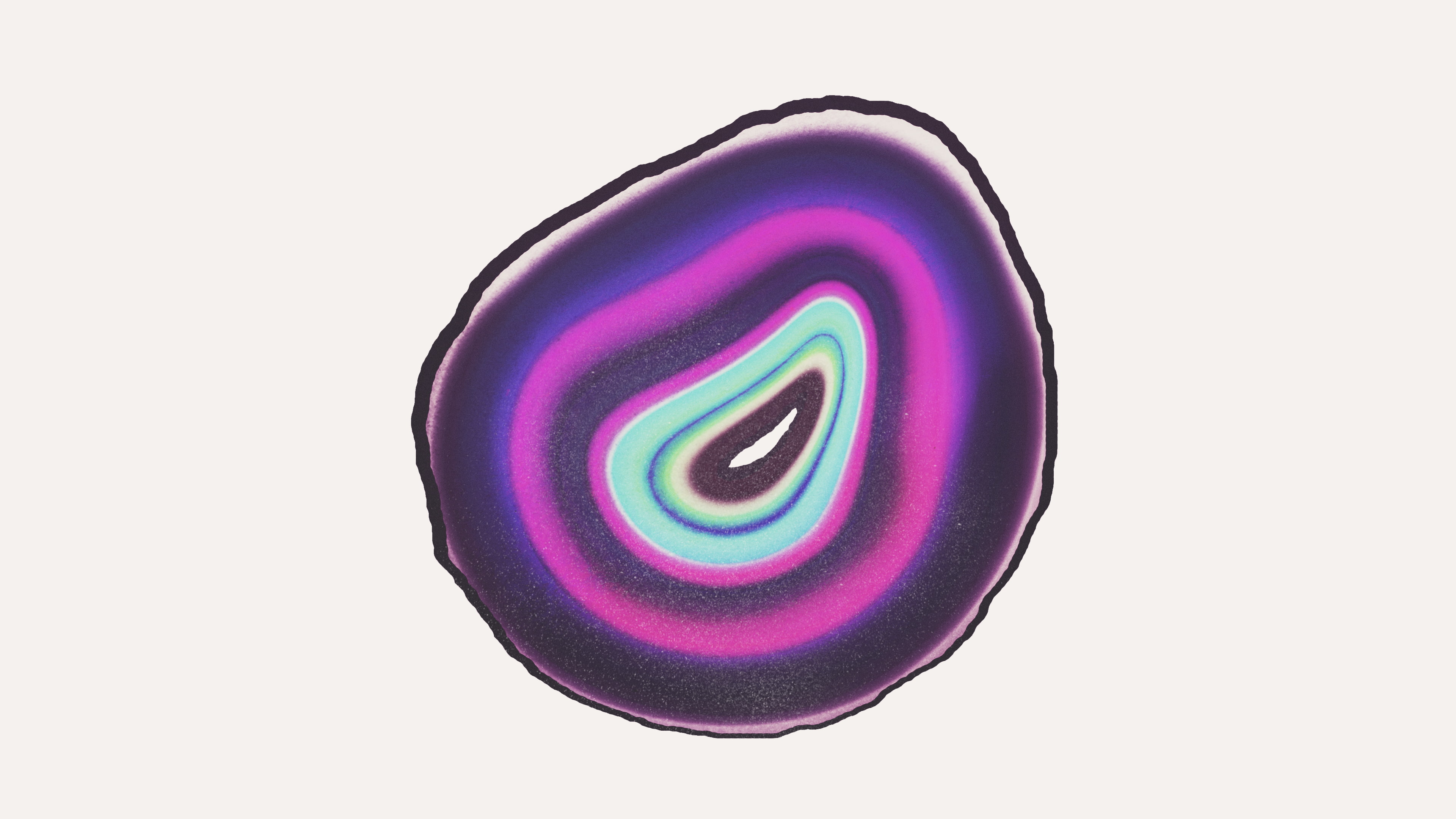close-up, nature, indoors, high angle view, 4K, shape, pink color, geometric shape, purple, copy space, white background, circle, multi colored, gradient, HD Wallpaper