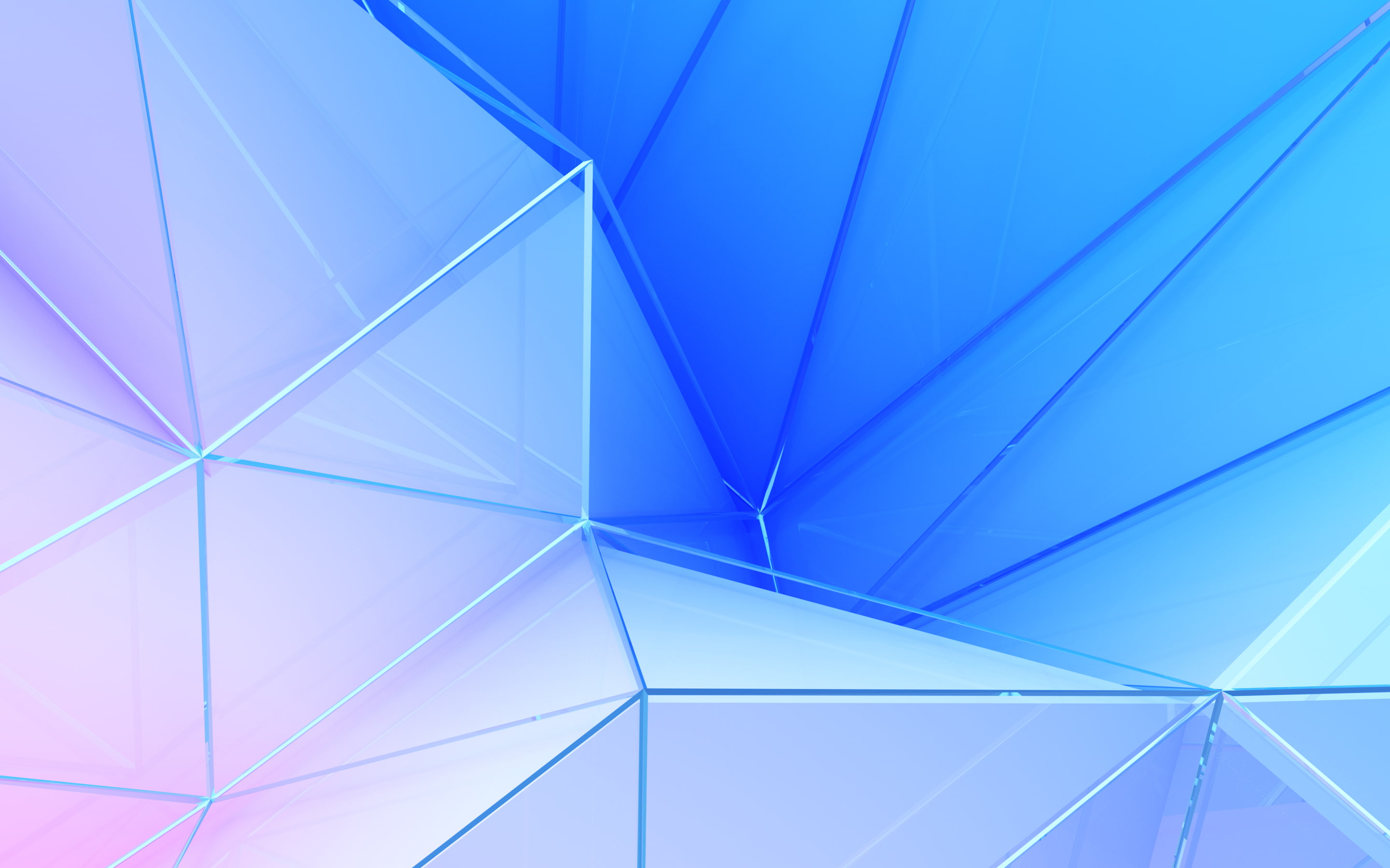 pattern, close-up, triangle shape, multi colored, geometric shape, abstract, shape, transparent, HTC, glass - material, indoors, Polygons, blue, day, design, HD Wallpaper