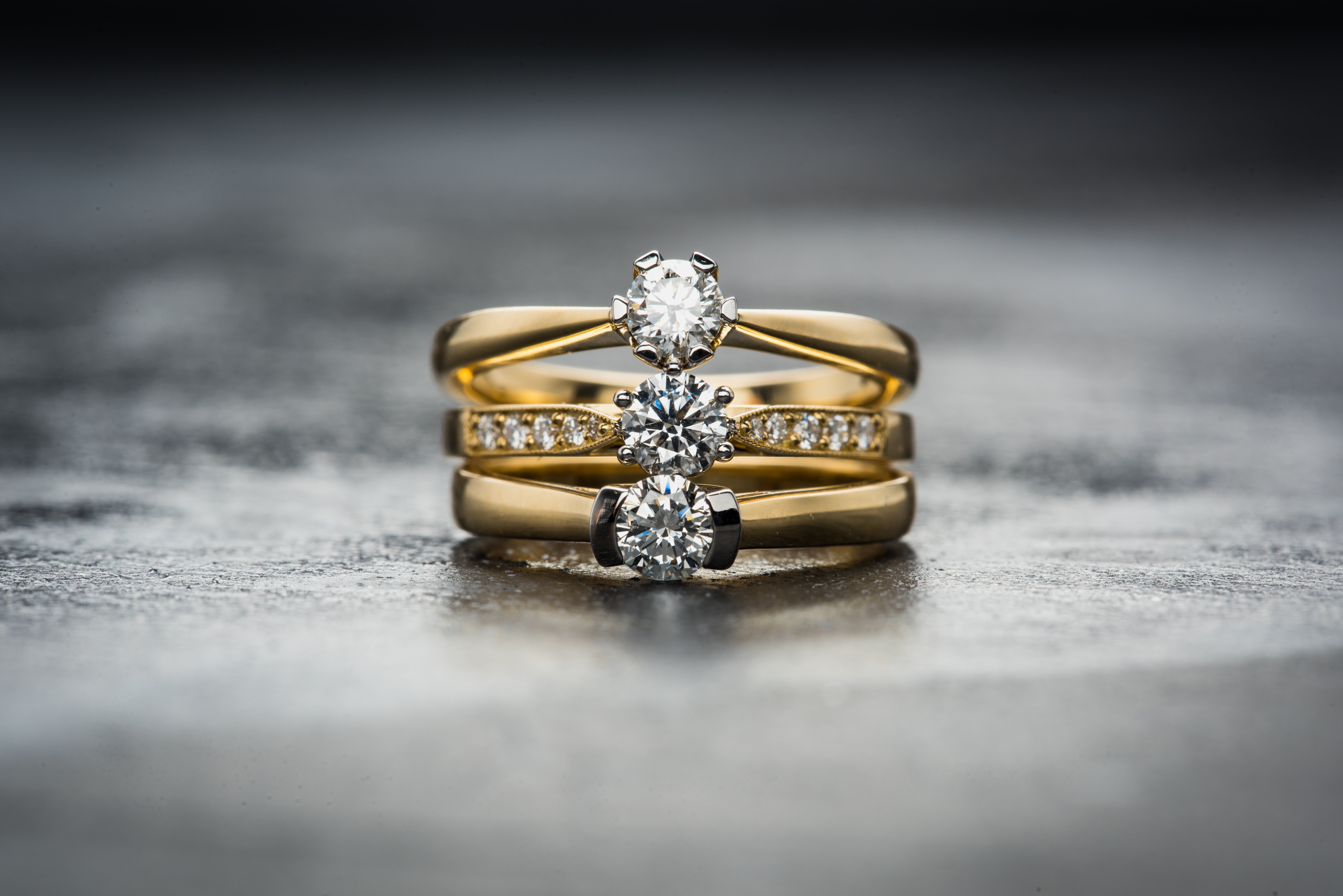 expense, shiny, wedding ring, no people, silver colored, wedding, studio shot, diamonds, gold, silver, wealth, close-up, precious gem, platinum, decoration, HD Wallpaper