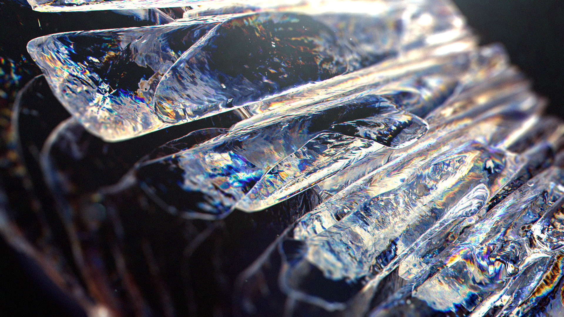 no people, frozen, Nidia Dias, indoors, high angle view, ice, 1080P, focus on foreground, close-up, nature, crystal, pattern, textured, day, semi-precious gem, HD Wallpaper