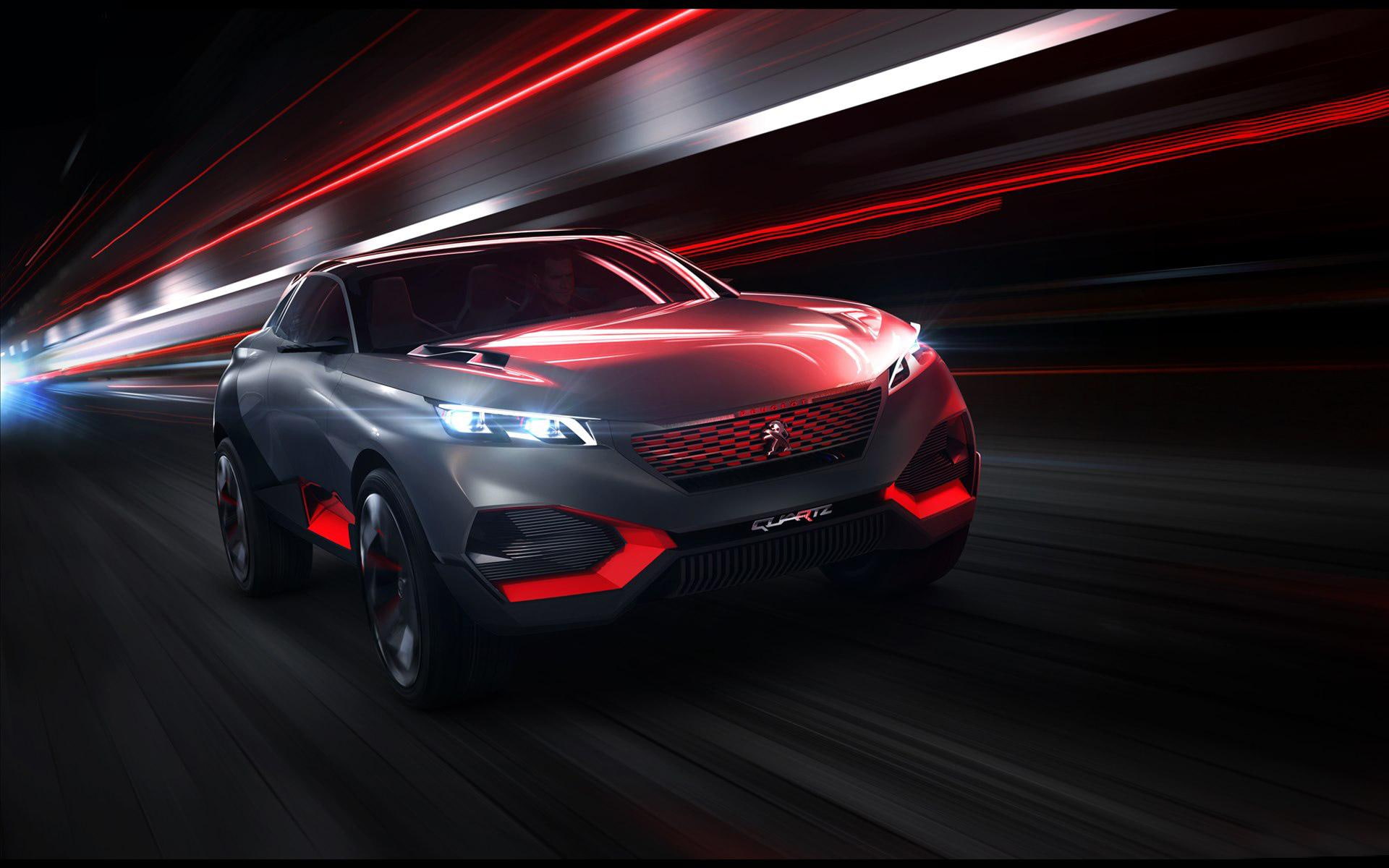 quartz, peugeot, 1080P, gray, crossover, 2014, concept, cars, suv, HD Wallpaper