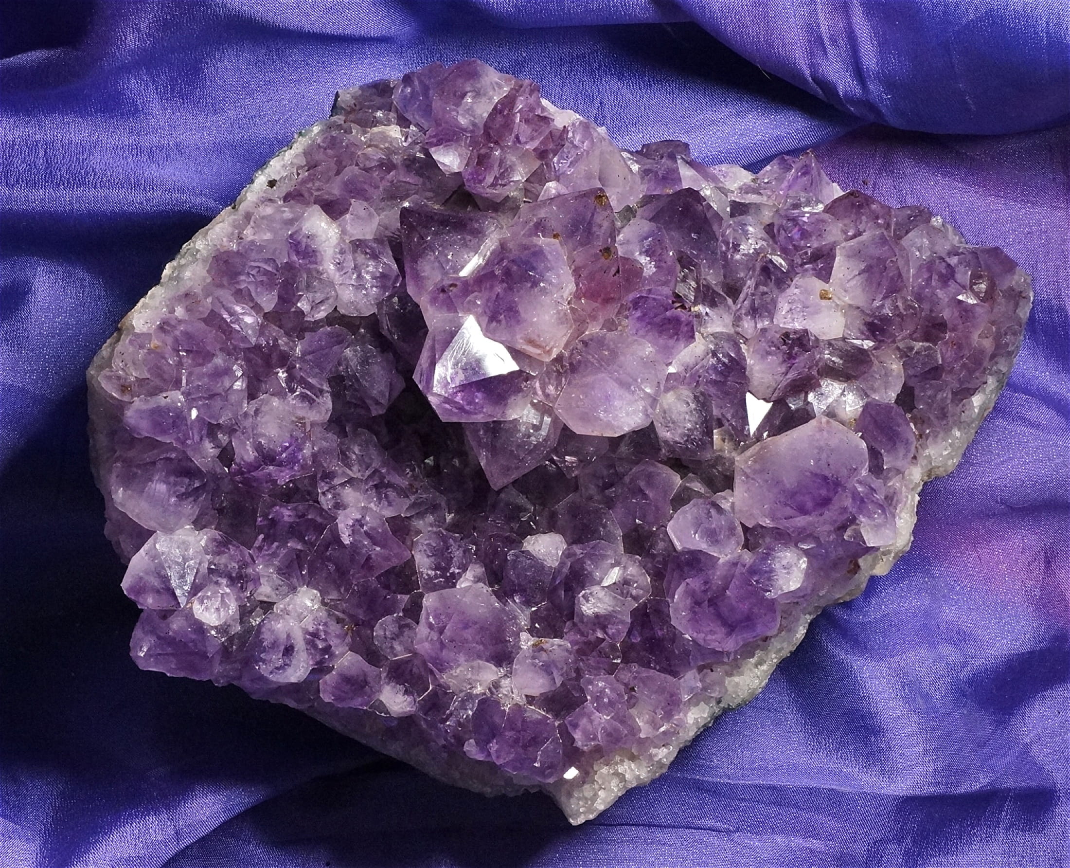 cut, rock, no people, indoors, quartz, amethyst, precious gem, crystal, studio shot, freshness, blue, violet, geology, geode, 1080P, gemstone, solid, purple, HD Wallpaper