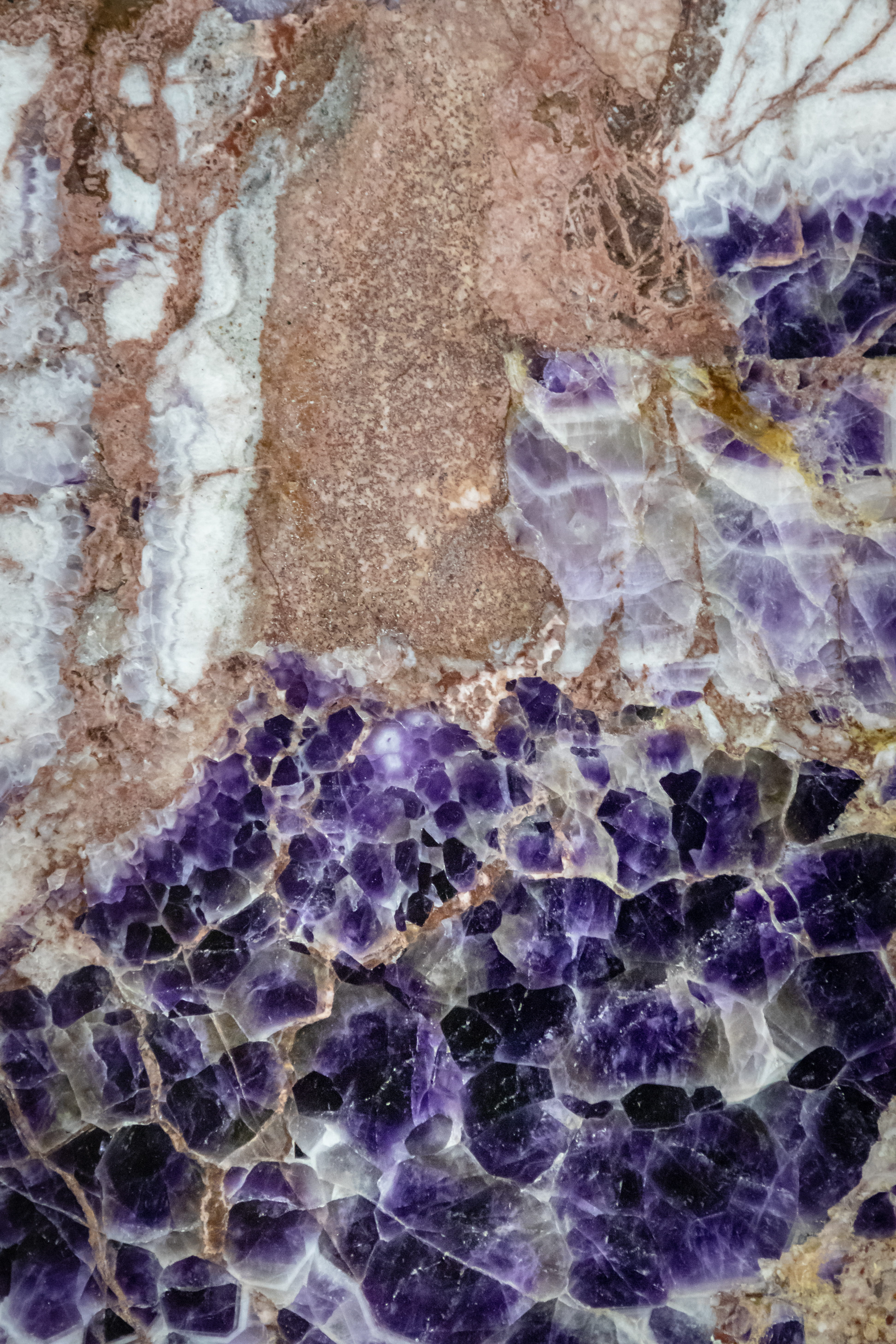 accessory, rock - object, abstract backgrounds, solid, semi-precious gem, bee, jewelry, stain, purple, accessories, nature, insect, close-up, crystal, abstract, Phone HD Wallpaper