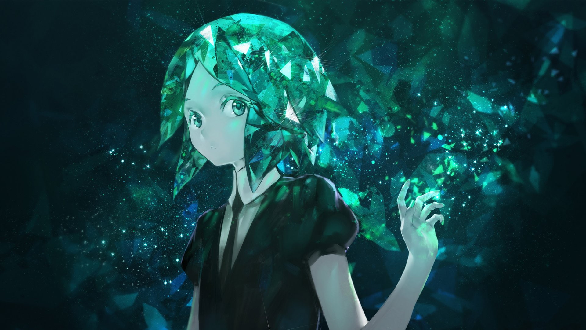 Anime, 1080P, Houseki no Kuni, Phosphophyllite (Houseki no Kuni), HD Wallpaper