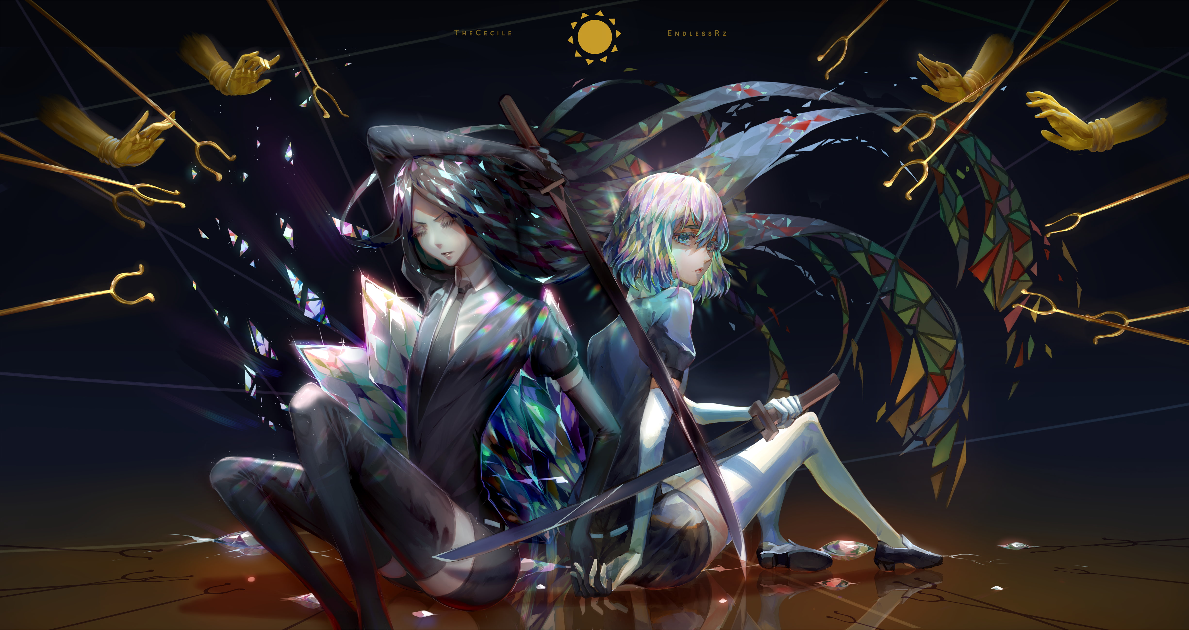 Bort (Houseki no Kuni), Diamond (Houseki no Kuni), Houseki no Kuni, 4K, Anime, HD Wallpaper