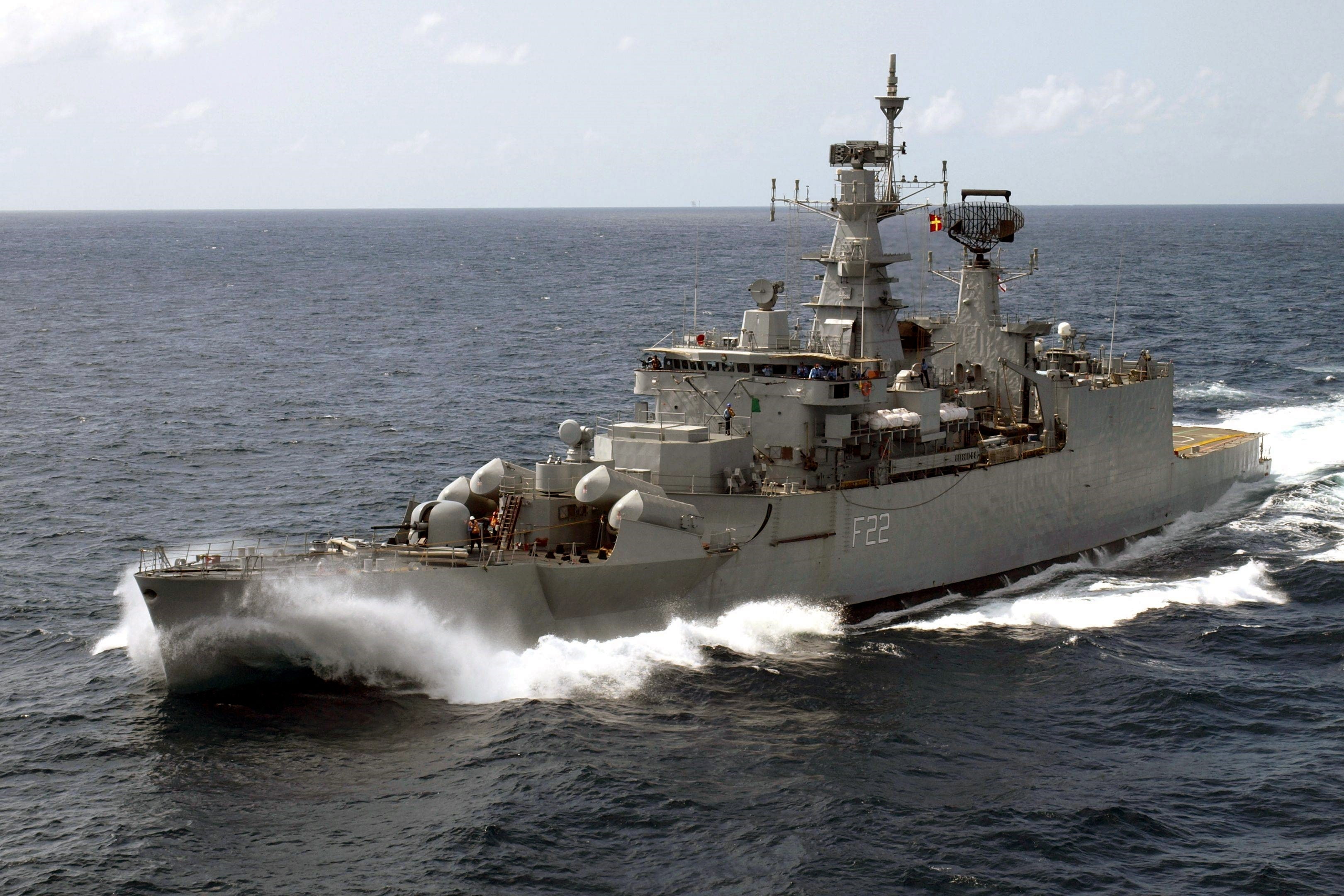 Godavari-Class, warship, Indian-Navy, INS Ganga, 2K, HD Wallpaper