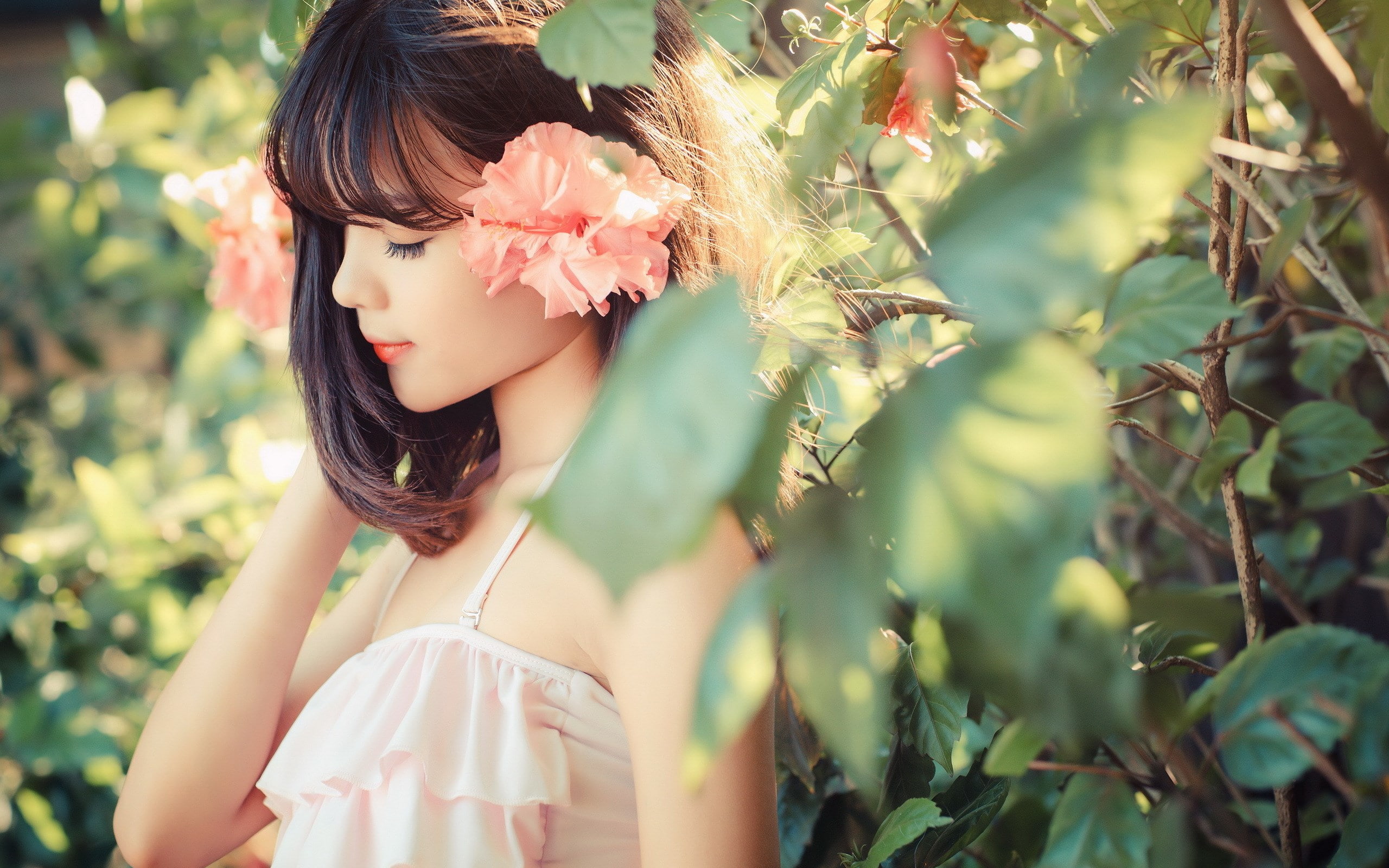 2K, girl picture 2560x1600, HD Wallpaper