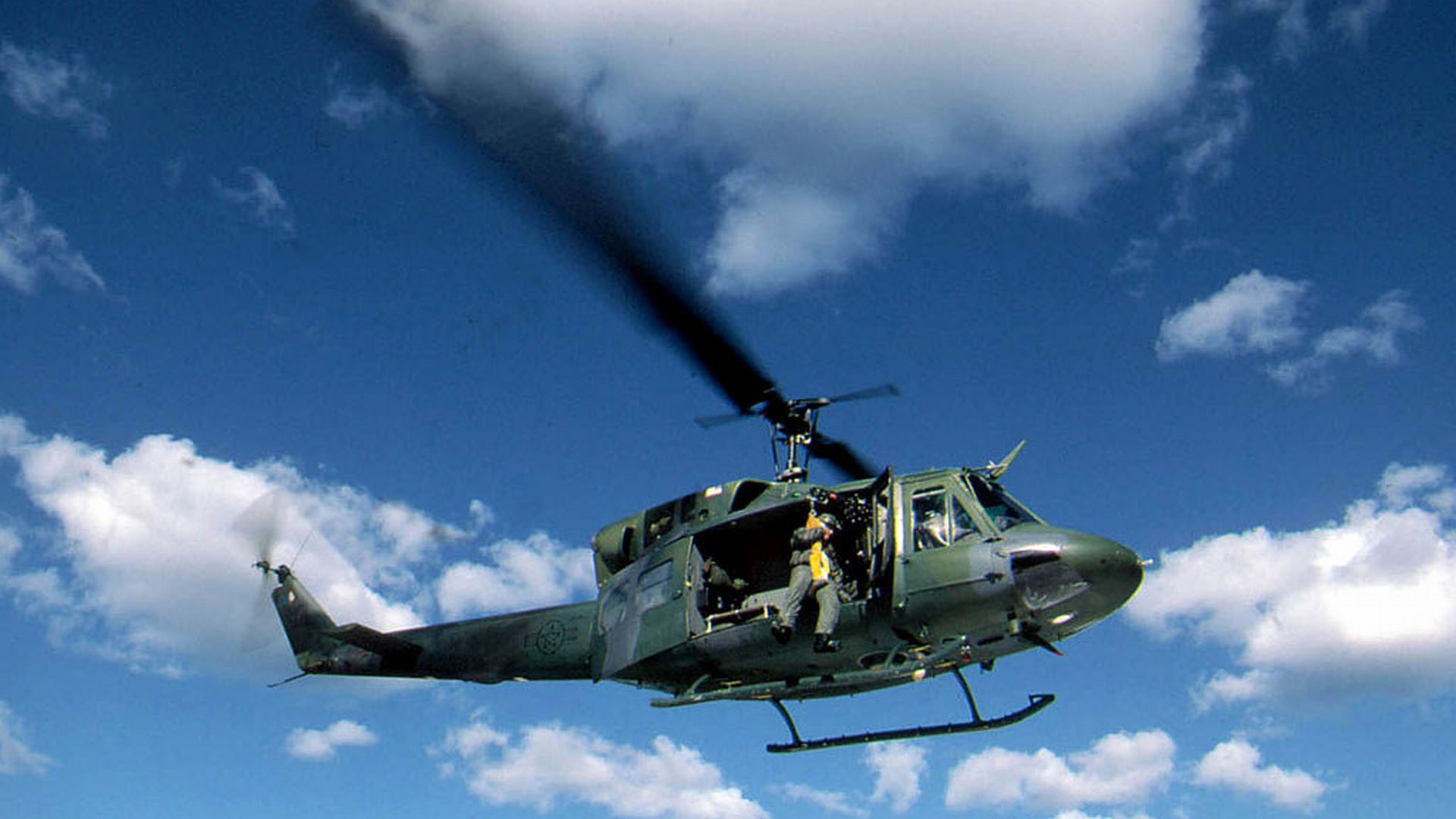 Military Helicopters, Bell UH-1 Iroquois, 1080P, HD Wallpaper