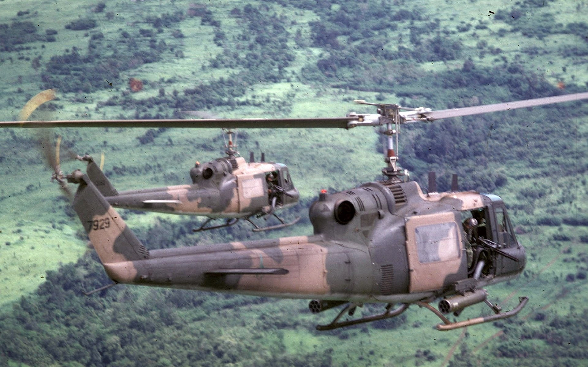 1080P, Military Helicopters, Bell UH-1 Iroquois, HD Wallpaper