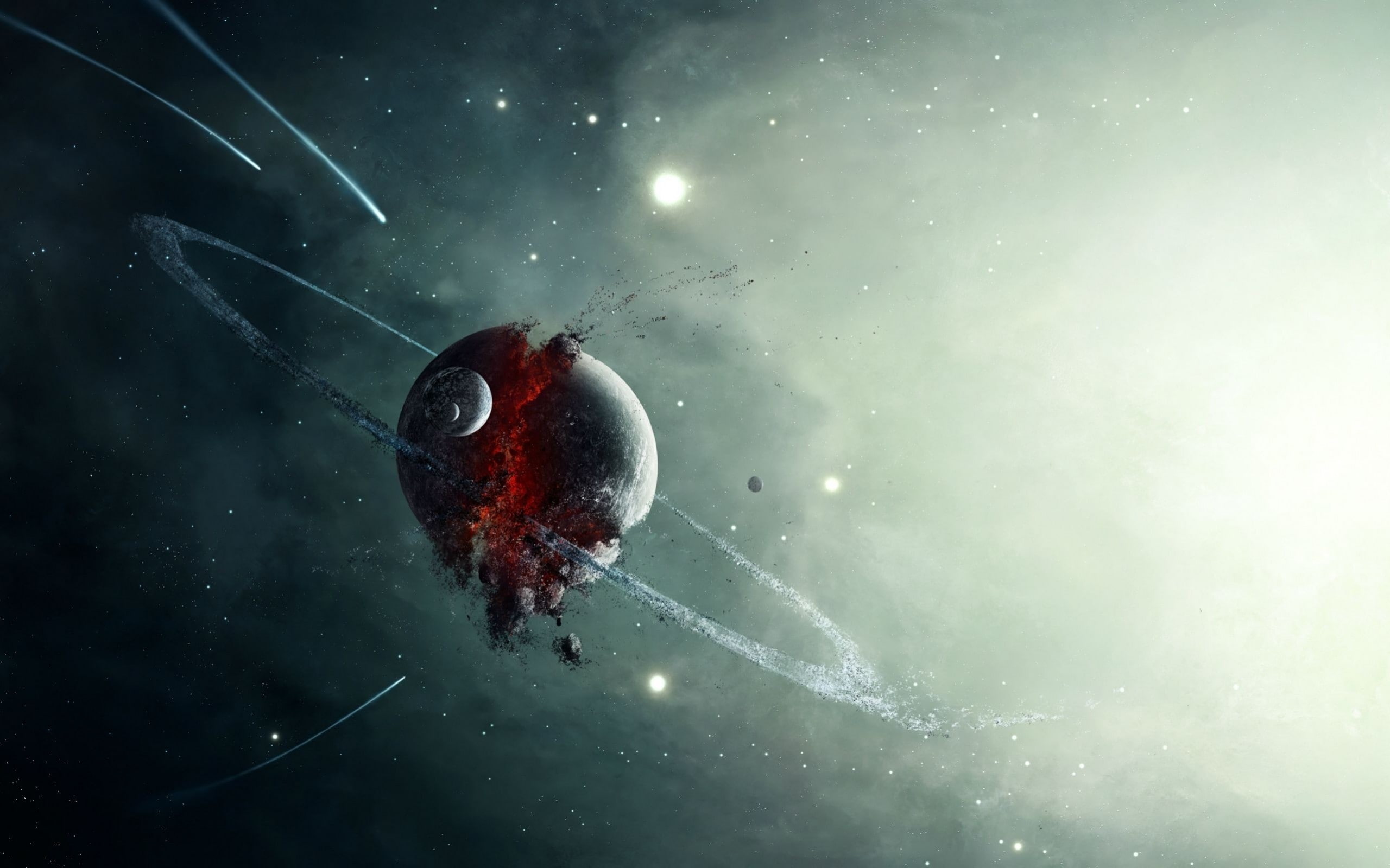 galaxy, spaceship, no people, adventure, fantasy art, outdoors, low angle view, artwork, moon, red, flying, digital composite, digital art, planet, celebration, HD Wallpaper