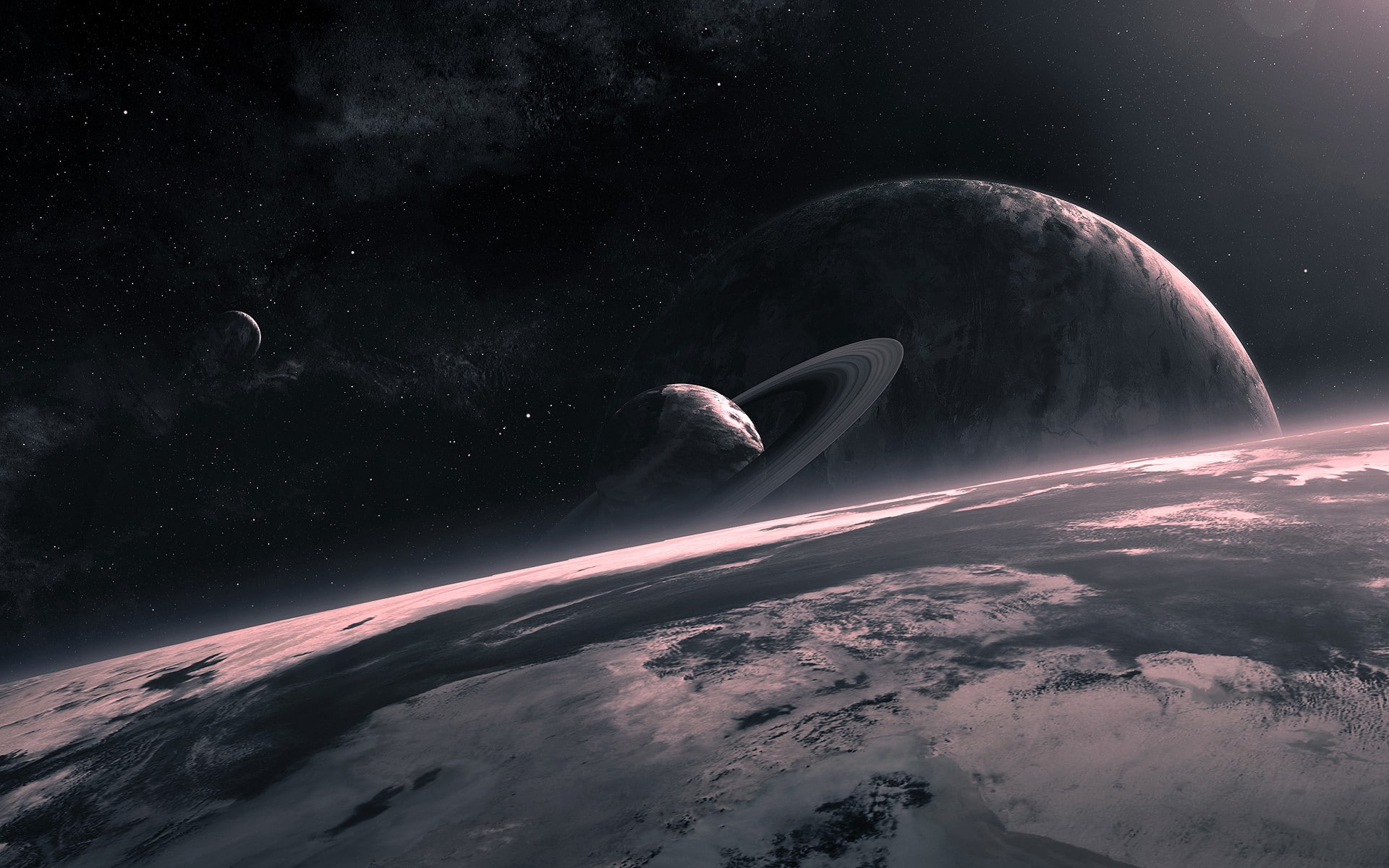 nature, galaxy, astronomy, orbiting, QAuZ, space art, star, no people, scenics - nature, space, science, 1080P, sky, moon, star field, space and astronomy, HD Wallpaper