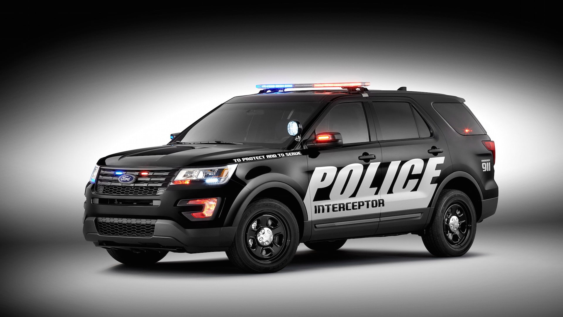 ford, hd, interceptor, 1080P, police, 2016, car, HD Wallpaper