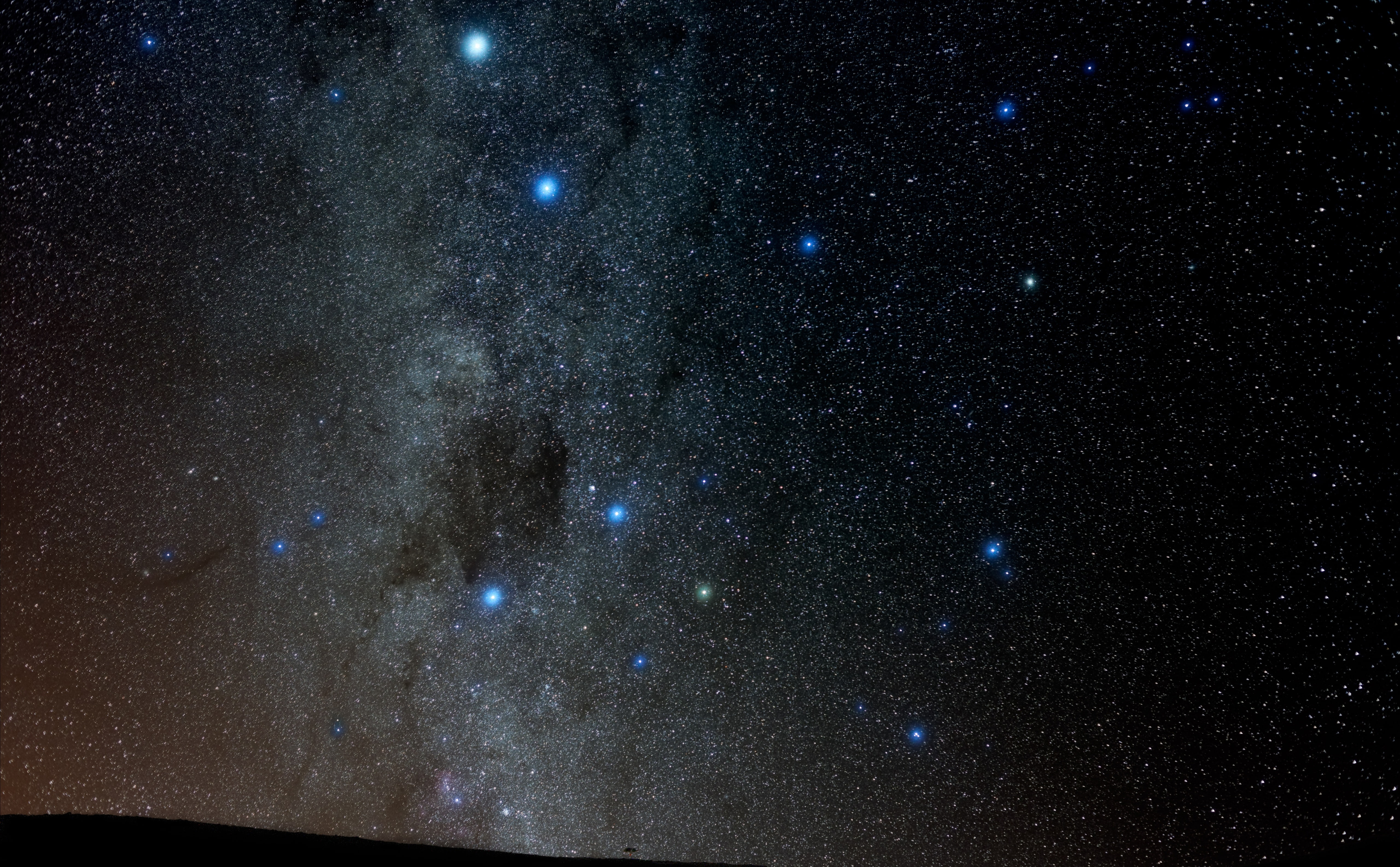 outdoors, sky, space exploration, Space, cosmos, full frame, infinity, taurus, milky way, night, globular star cluster, screengrab, luminosity, Centauri, HD Wallpaper