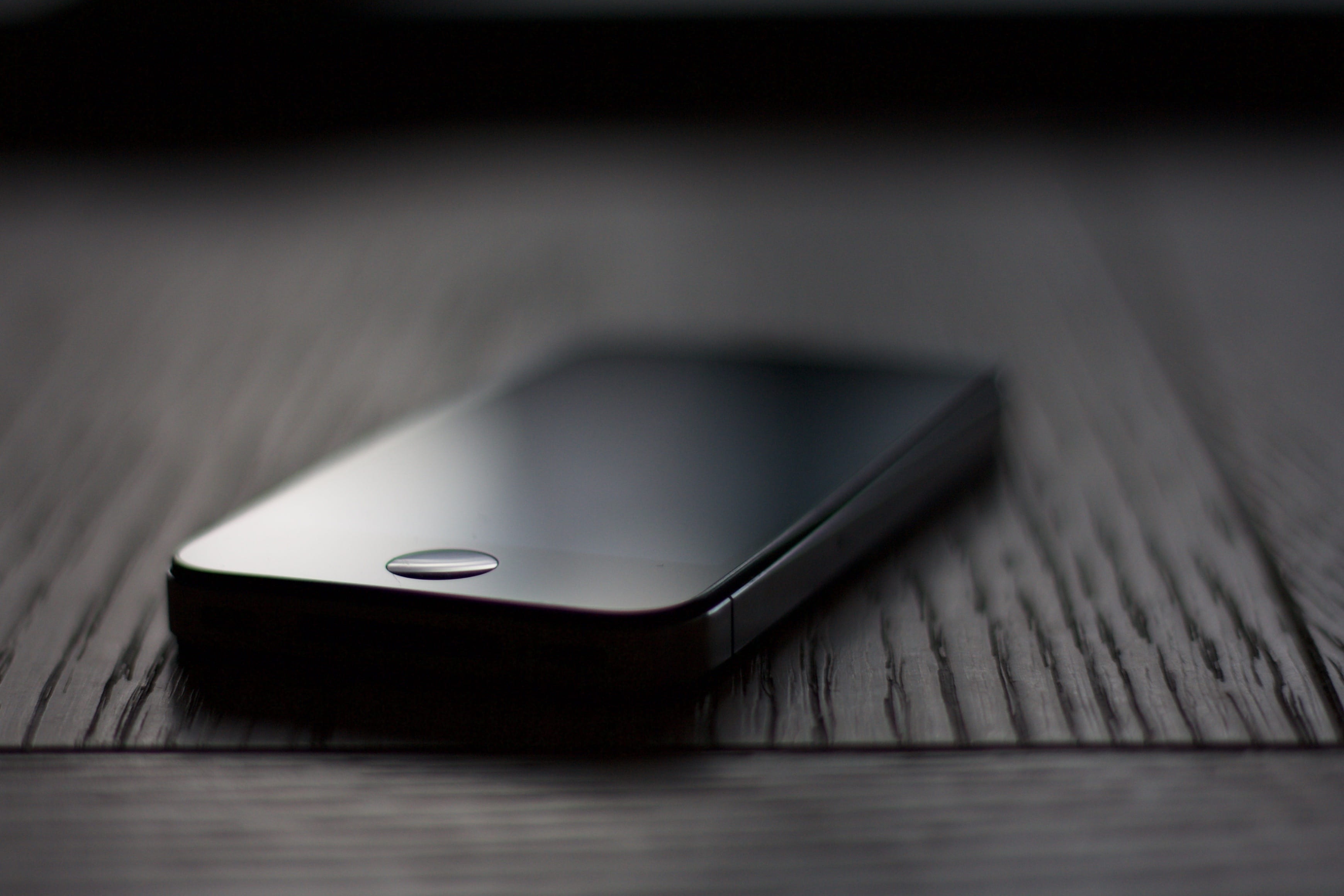 selective focus, space, gray, s, photography, shallow, still life, indoors, wood grain, computer, no people, wood - material, close-up, single object, communication, HD Wallpaper