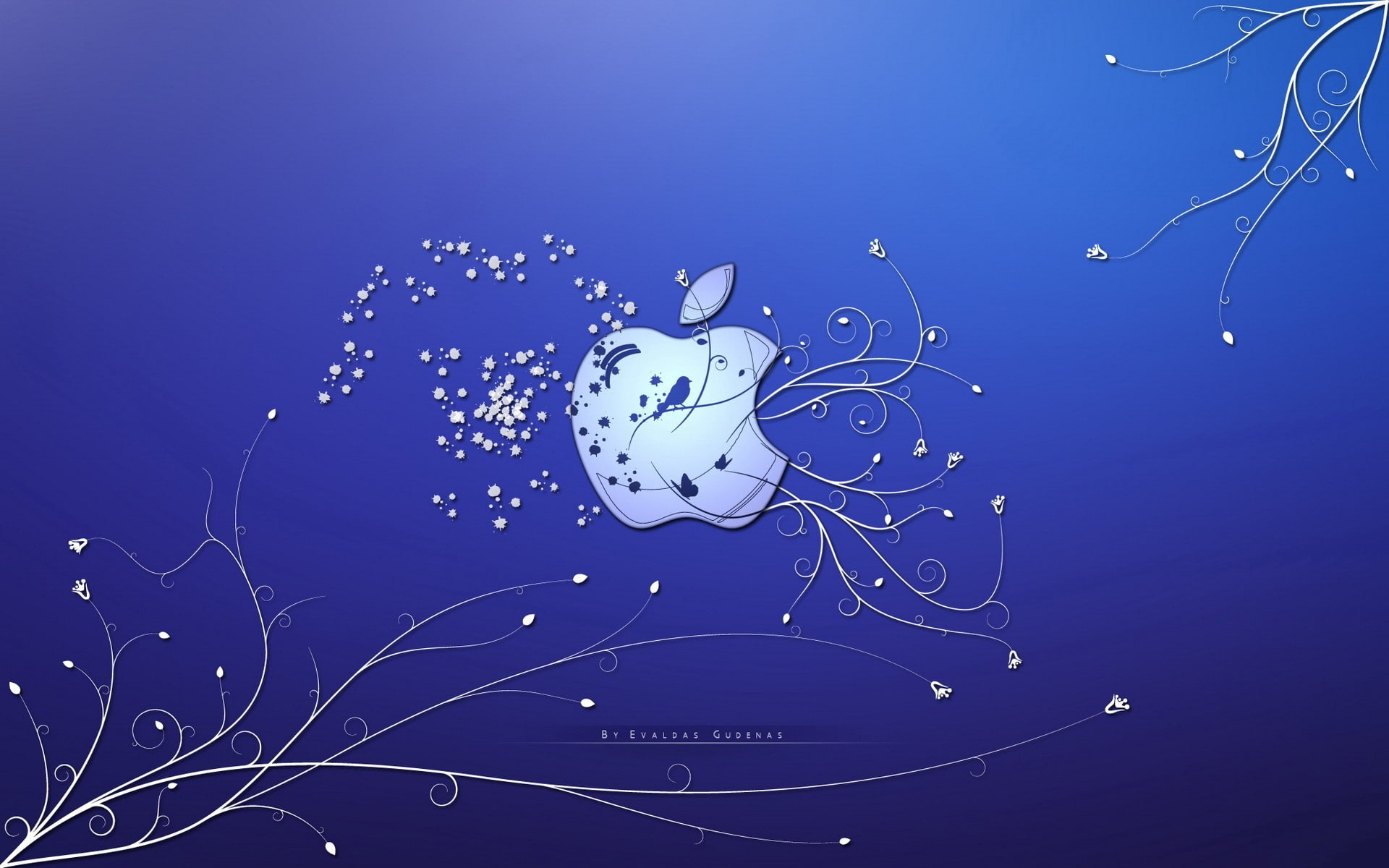 astronomy, outdoors, blue, nature, blue background, space, planet - space, sky, astrology sign, motion, Apple Inc., digital art, animal, astrology, creativity, HD Wallpaper