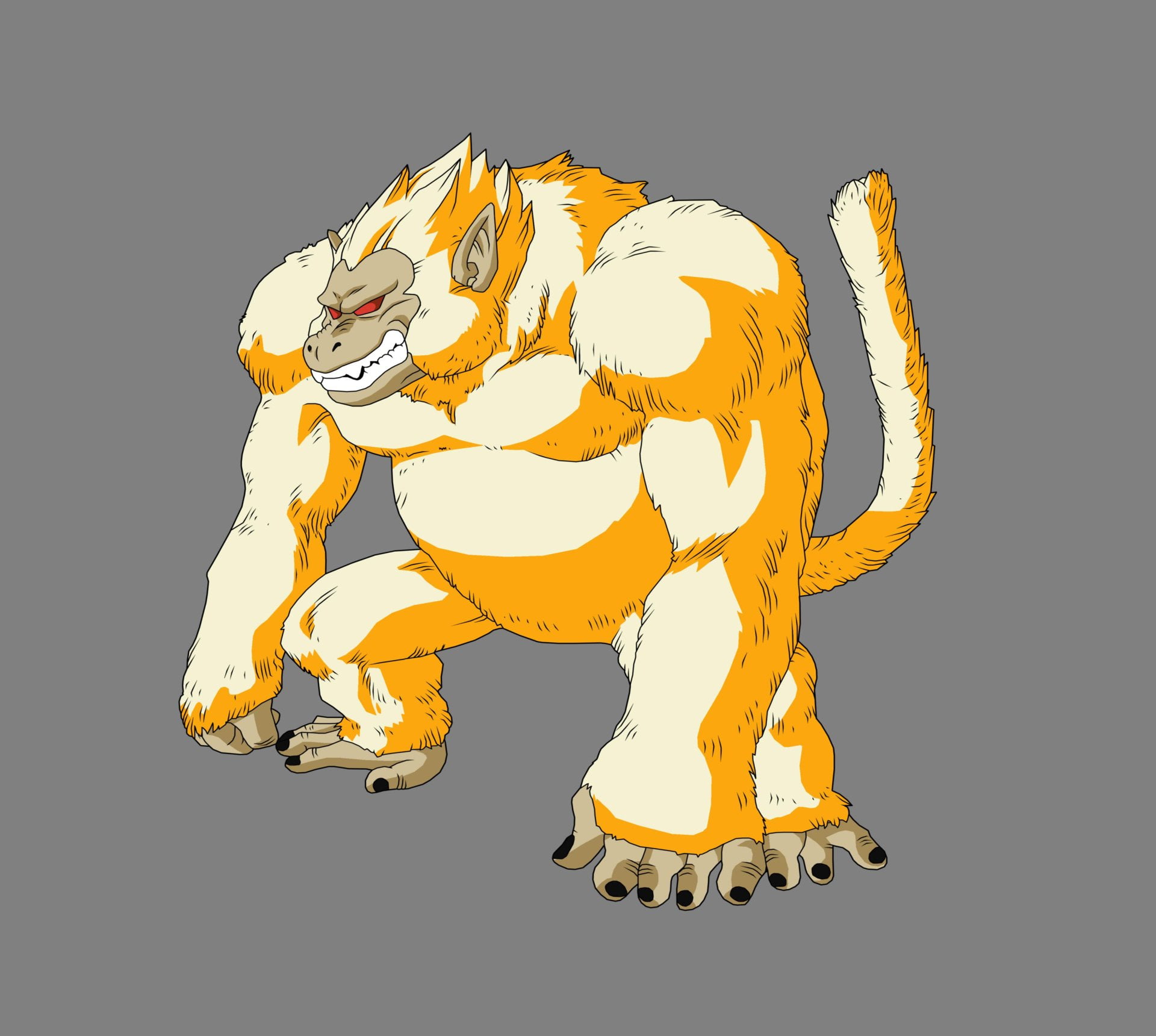 vertebrate, Goku, old, no people, animal wildlife, mammal, animal representation, Dragon Ball GT, studio shot, 1080P, feline, yellow, indoors, animal themes, HD Wallpaper