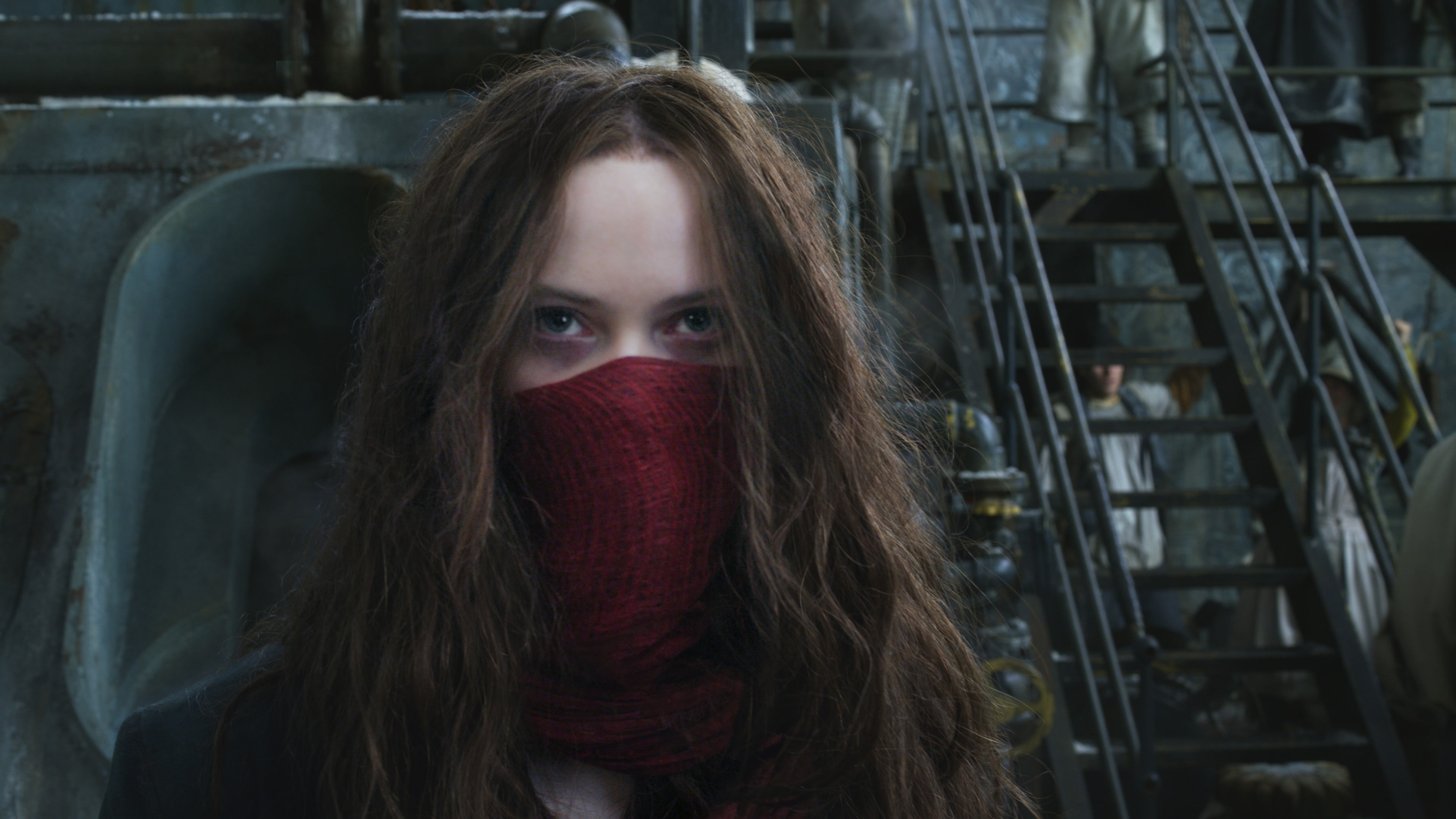 4k, women, bandana, Mortal Engines, s, red, Hera Hilmar, 4K, HD Wallpaper