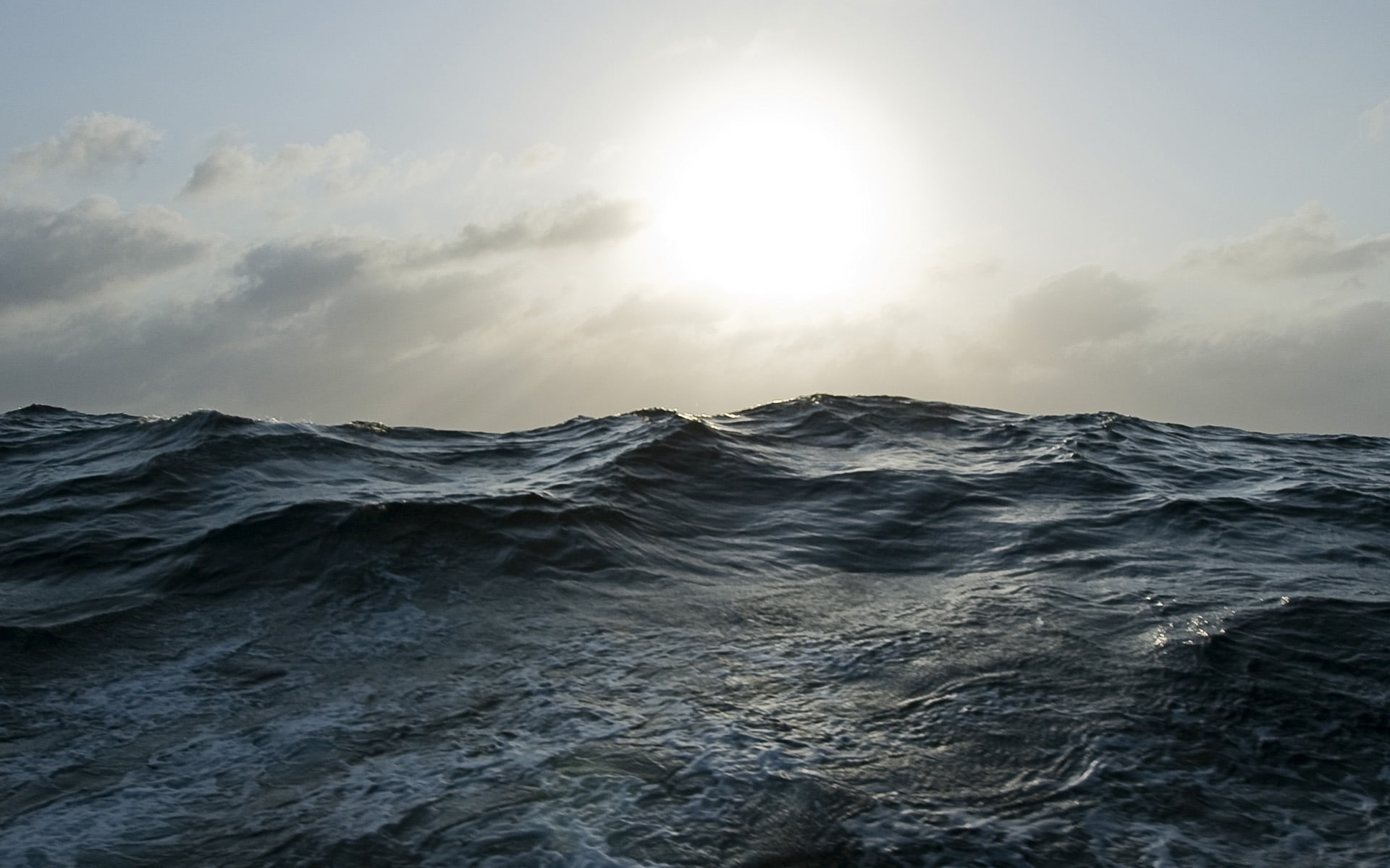 sea, no people, open, sky, beauty in nature, sunlight, windows, cloud - sky, horizon over water, waves, water, dark, nature, wave, idyllic, horizon, scenics - nature, HD Wallpaper