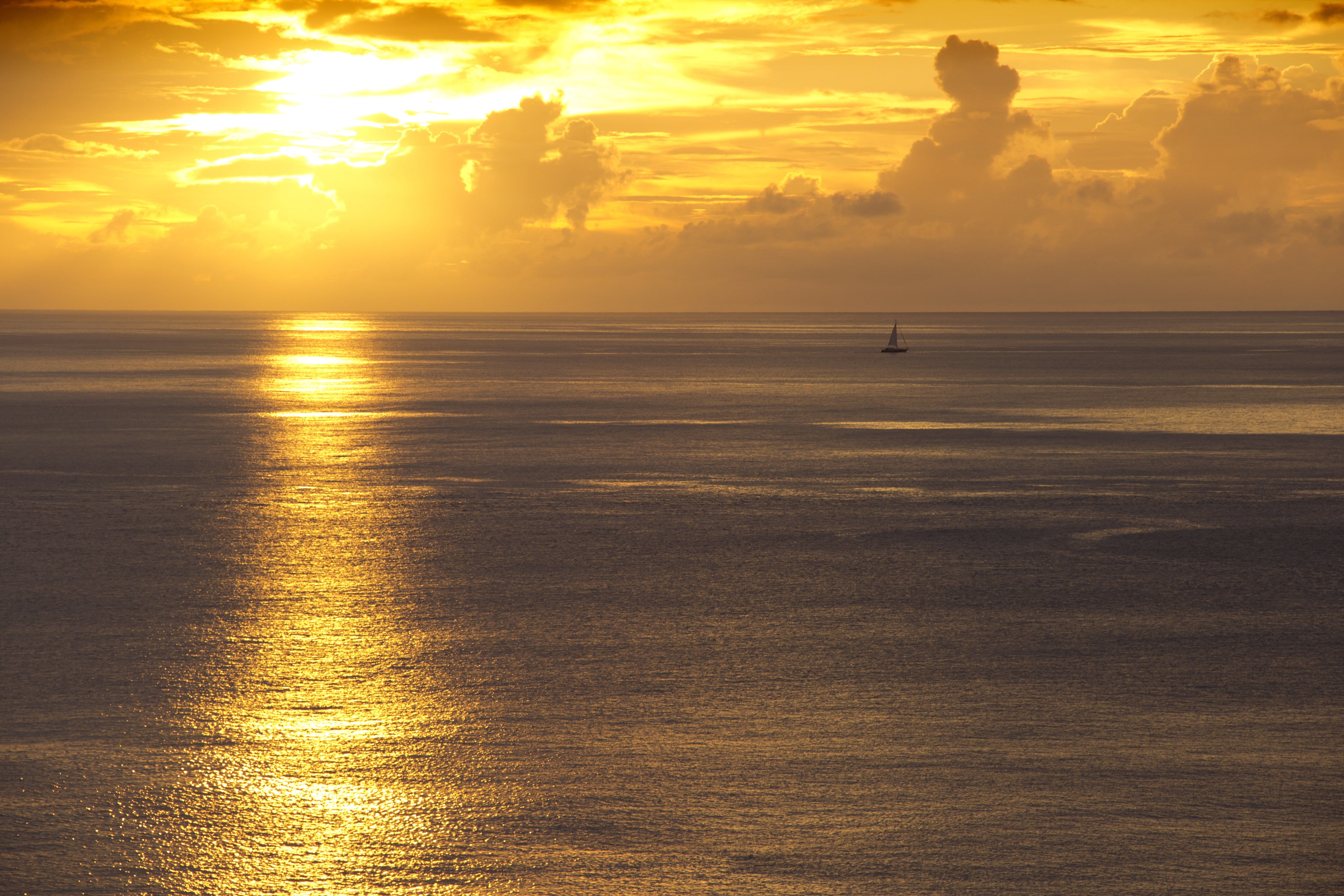 4K, 5K, Sunset, 5K, Seascape, Summer, HD Wallpaper