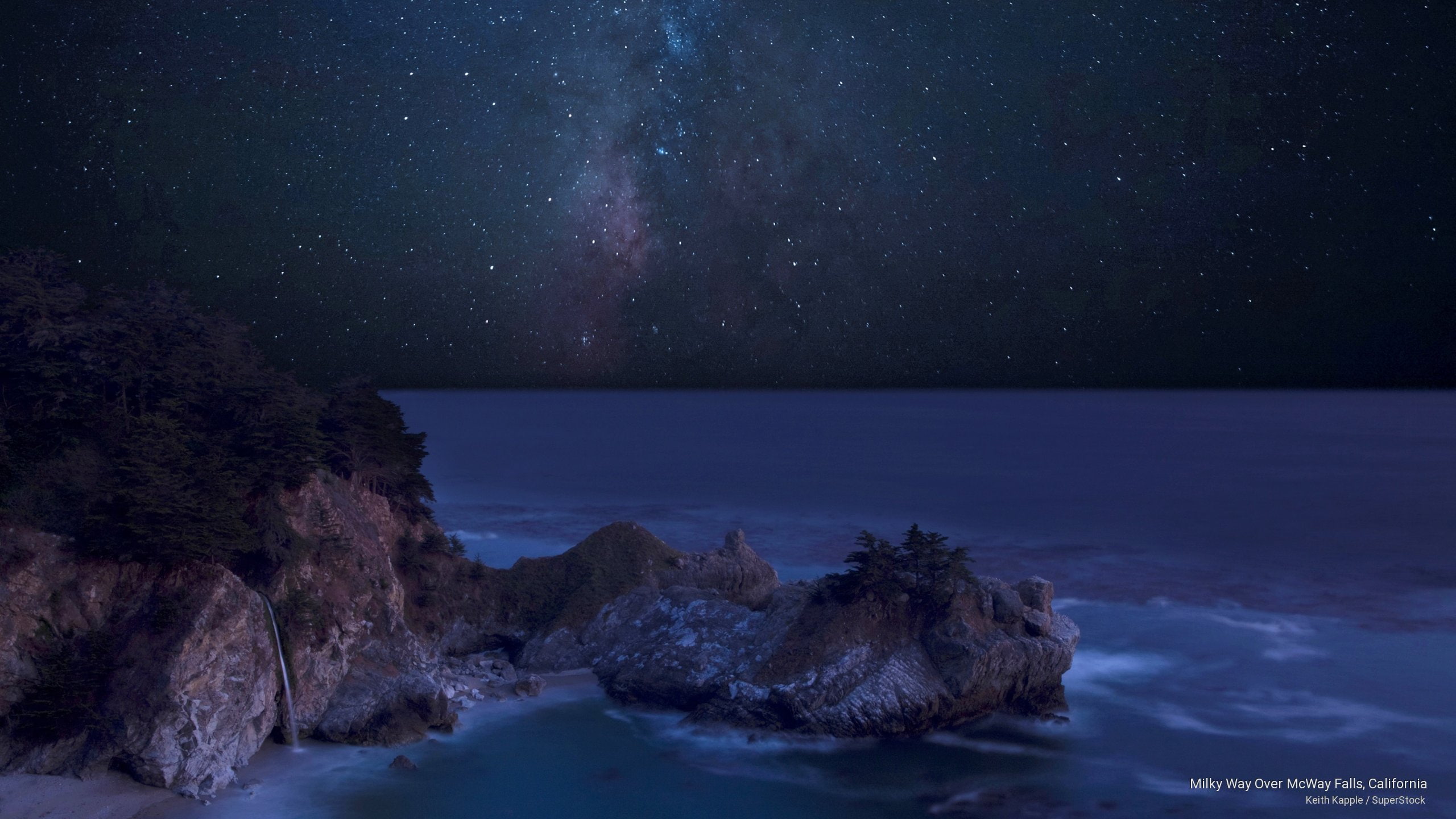 falls, 2K, california, way, milky, mcway, Beaches, HD Wallpaper