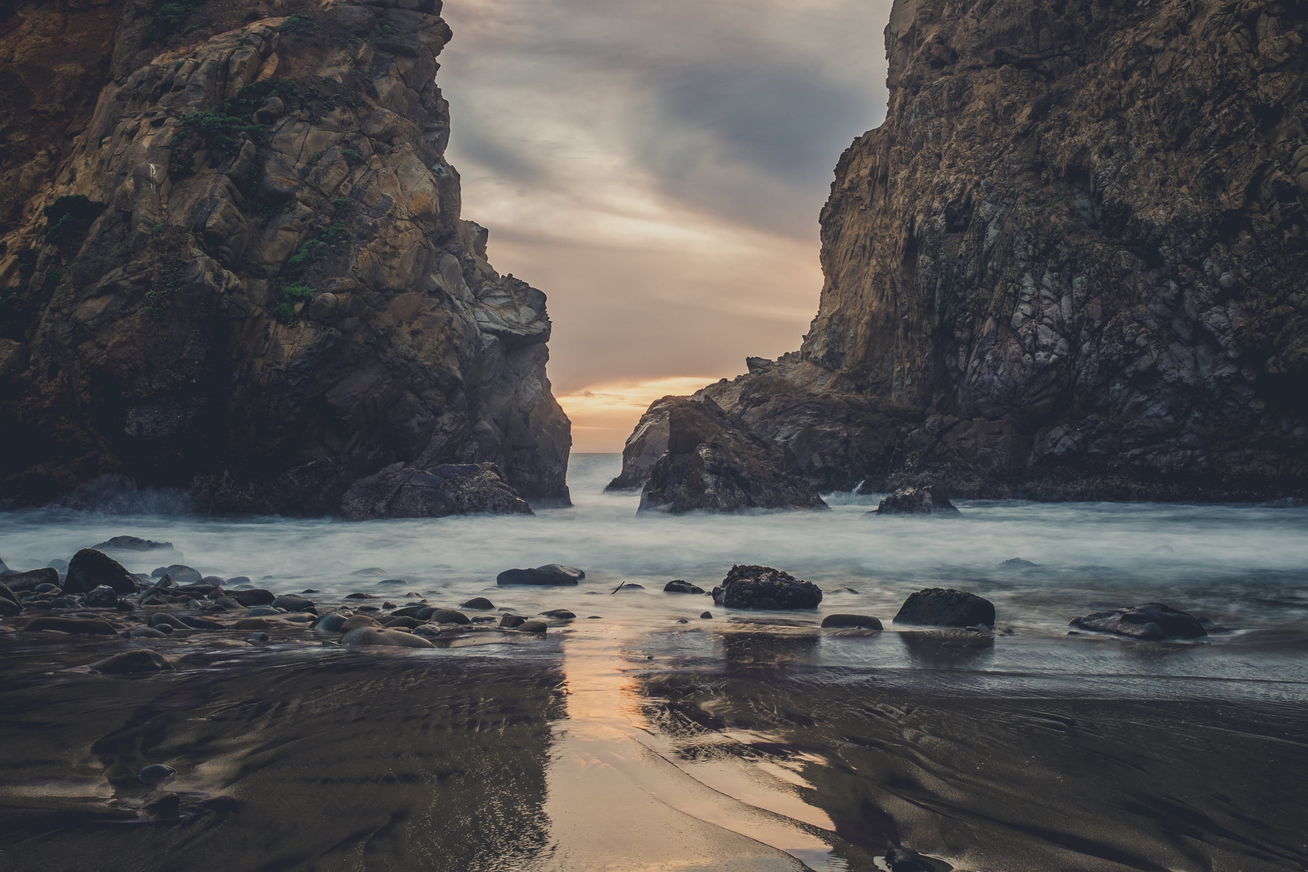 USA, Rocks, 2K, Pfeiffer Beach, HD Wallpaper