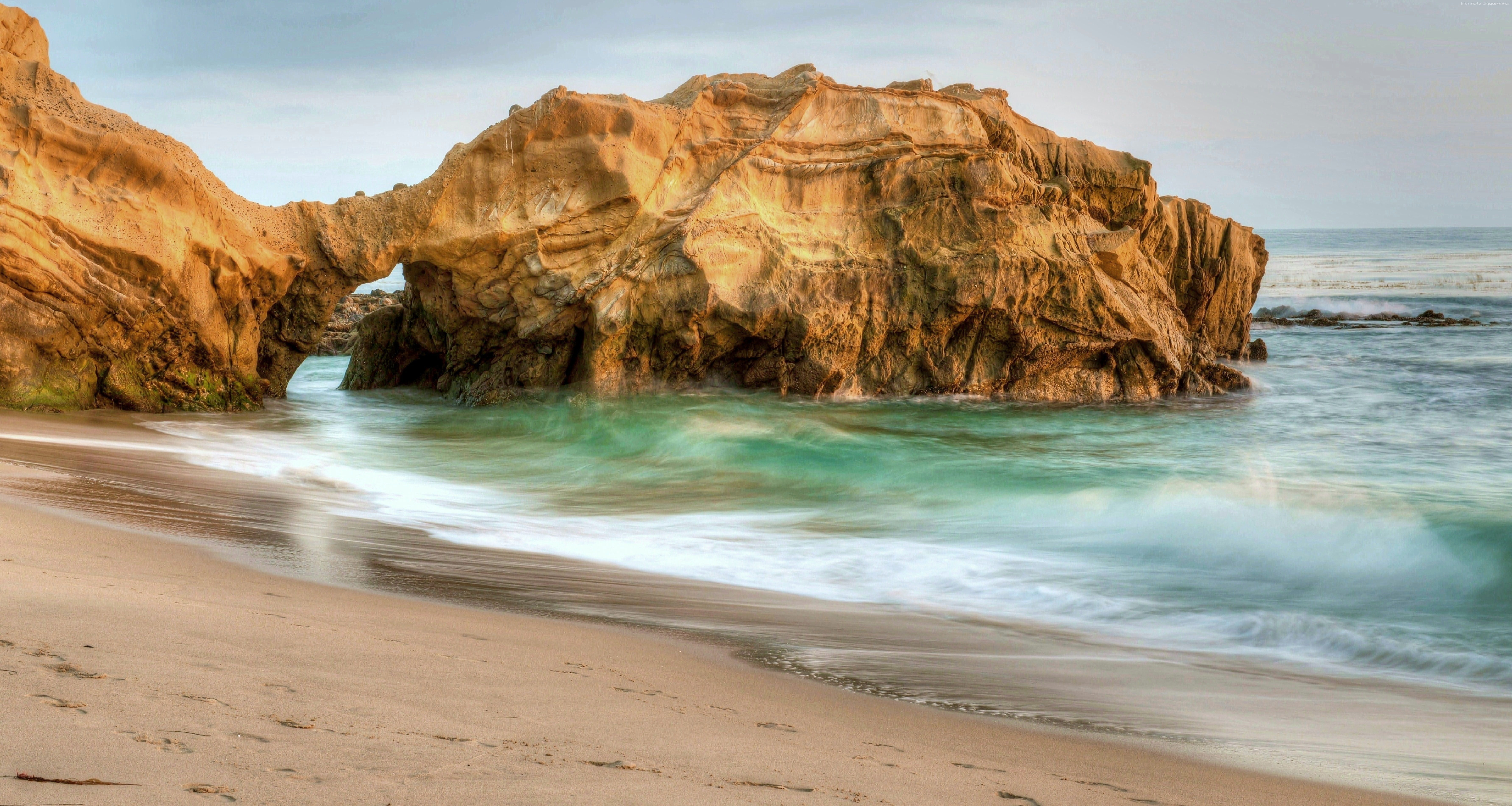 tourism, cliff, Pearl Street, 5K, USA, Best Beaches in the World, Beach, 5k, travel, California, Laguna Beach, 4k, 8k, HD Wallpaper