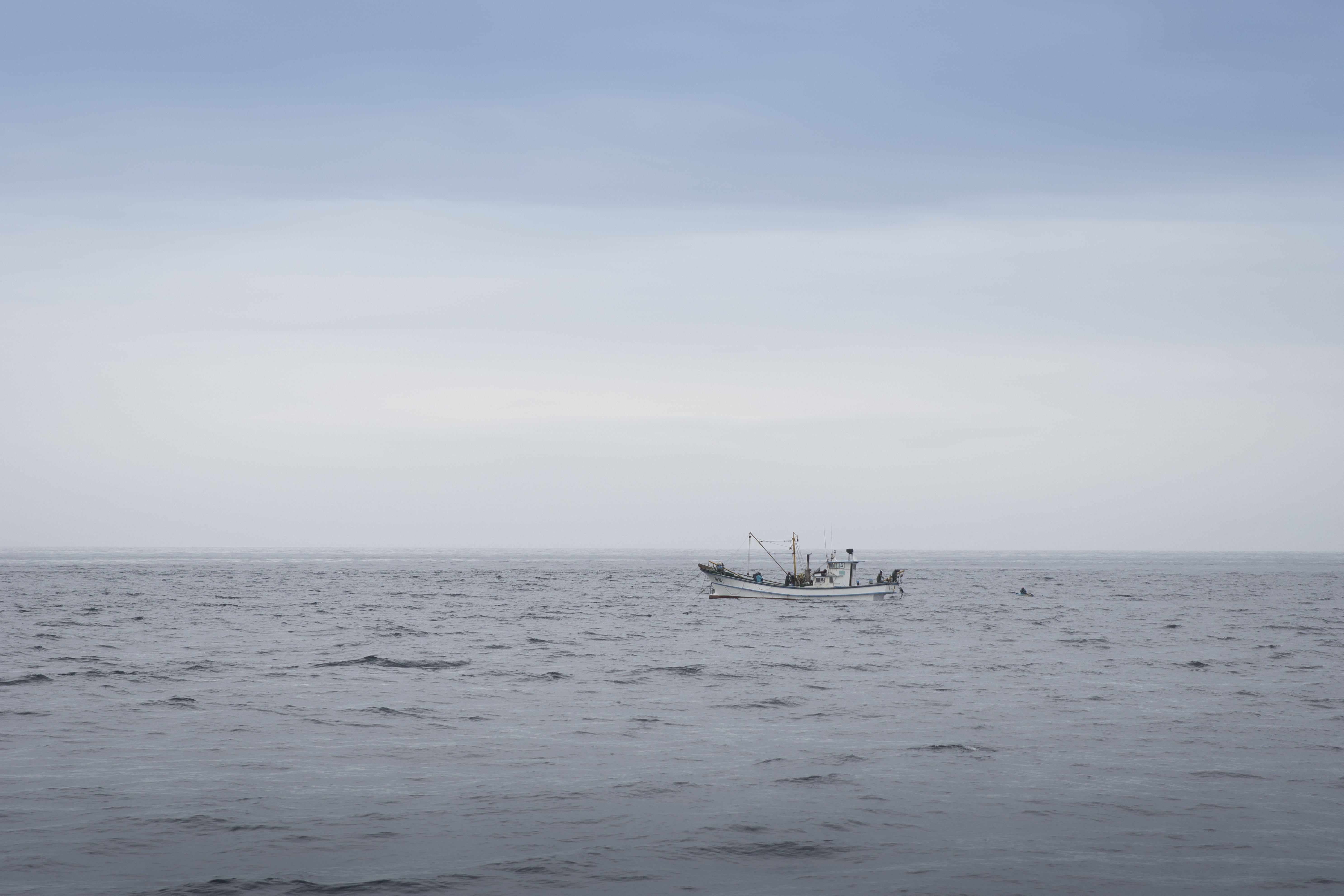 sea, waterway, scenics - nature, horizon, calm, boat, ship, ocean, water, transportation, yacht, sky, mode of transportation, no people, fishing, waterfront, HD Wallpaper