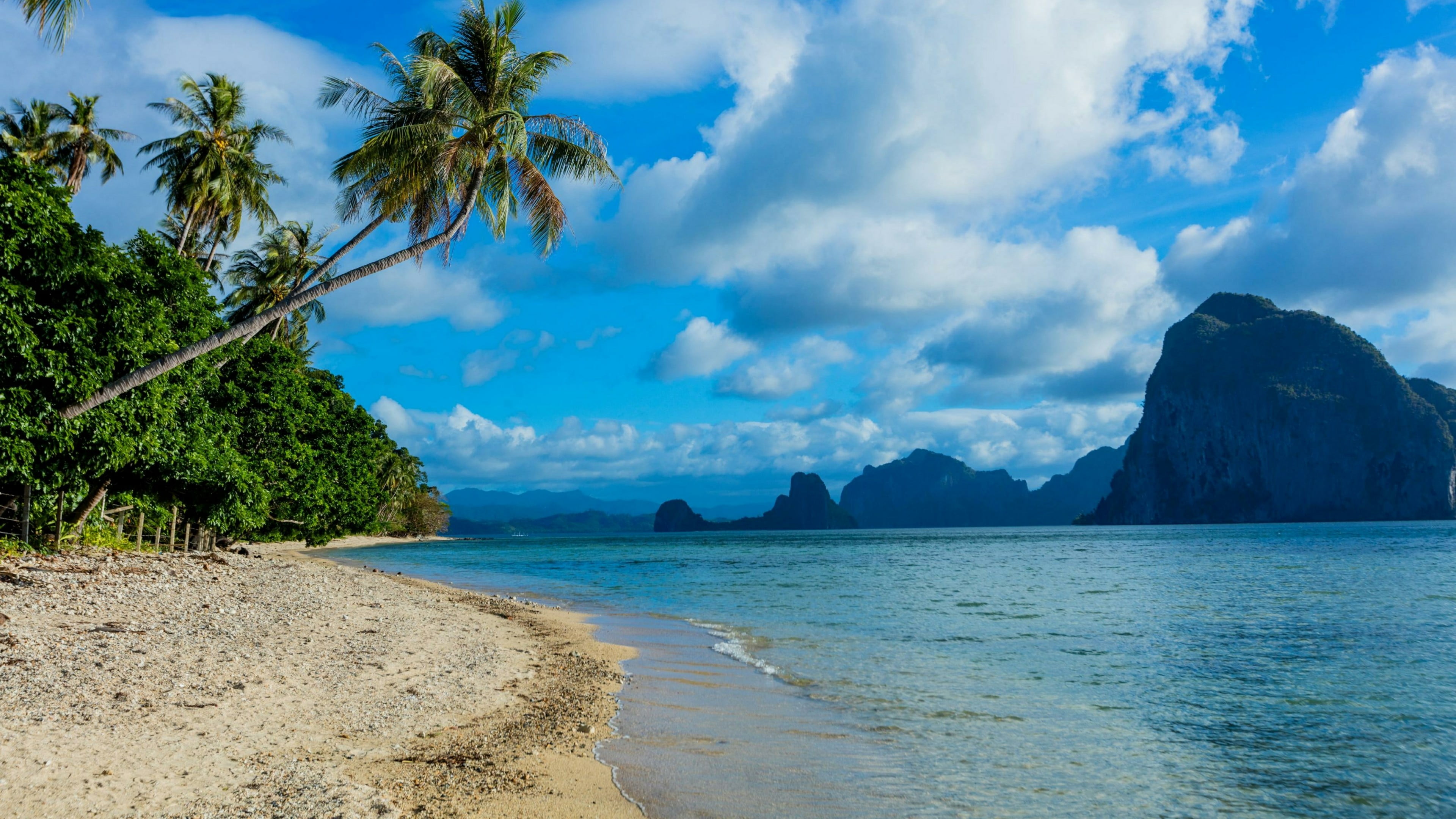 sky, tree, idyllic, scenics - nature, island, sea, no people, land, nature, 4K, non-urban scene, tropics, tranquil scene, mountain, beauty in nature, tranquility, HD Wallpaper