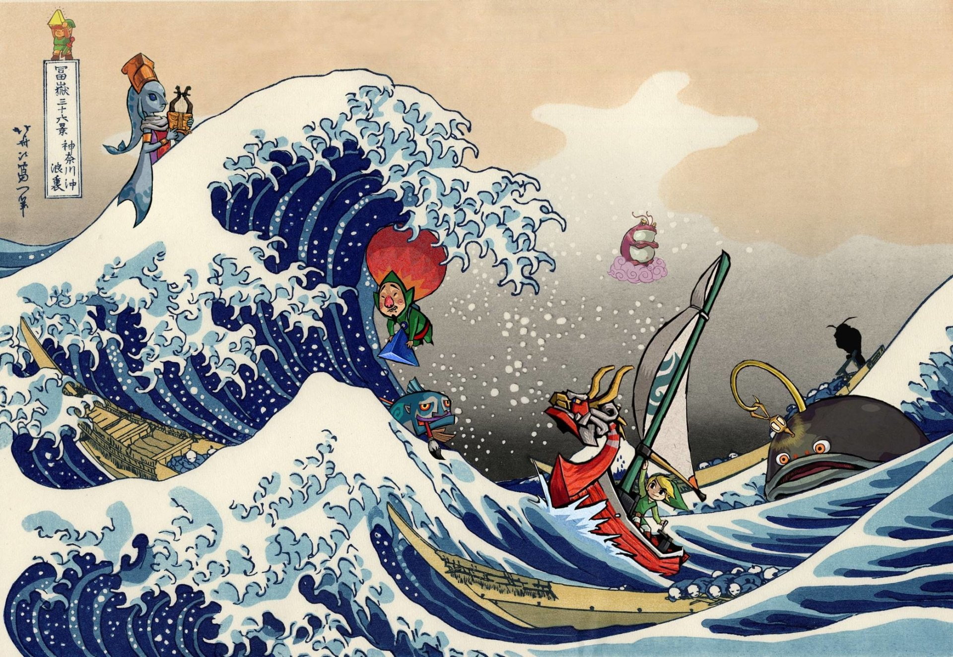 Oriental, Asian, Zelda, 1080P, The Legend of Zelda: The Wind Waker, HD Wallpaper