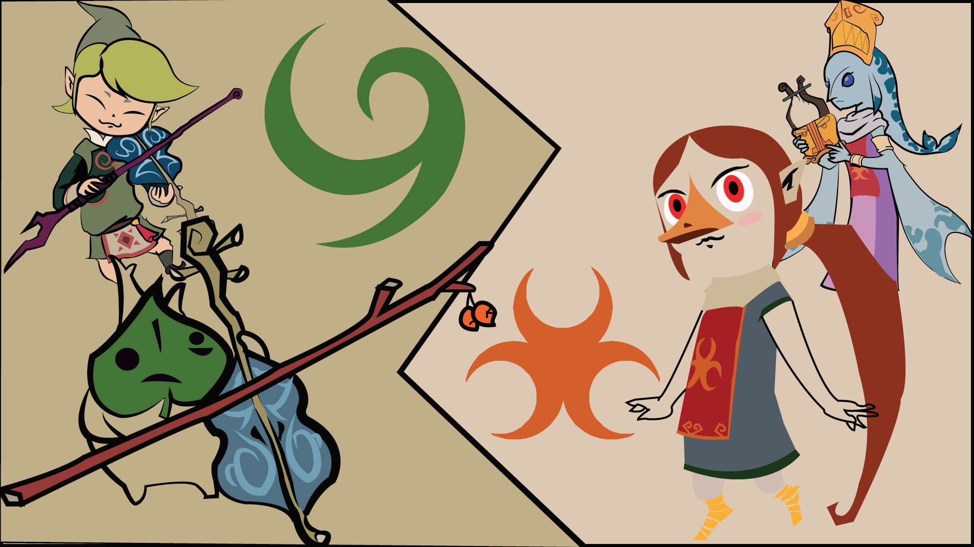 1080P, blond hair, legend, art and craft, representation, sign, facial expression, lifestyles, link, hair, The Legend of Zelda: Wind Waker, people, nature, HD Wallpaper