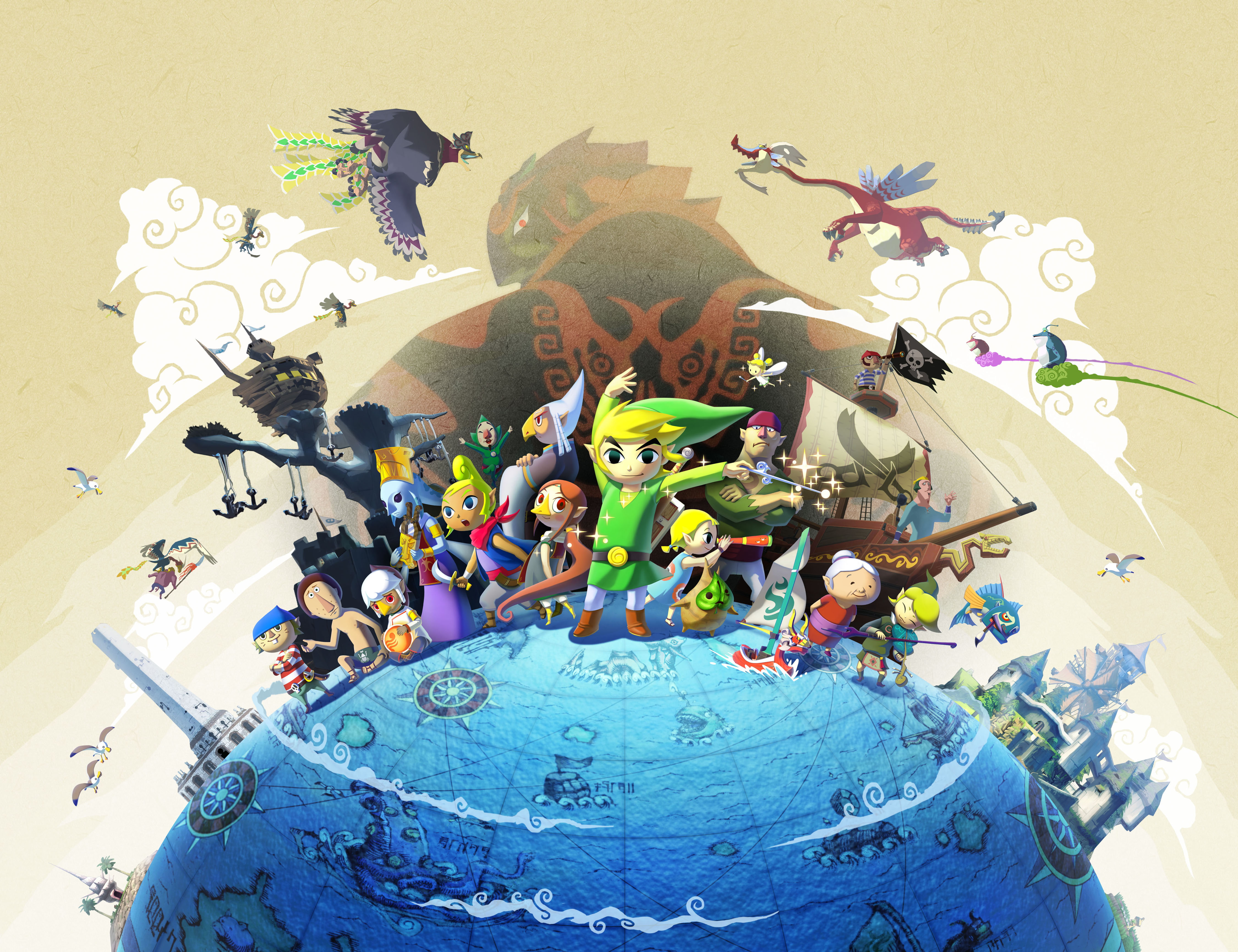 legend, wind, 4K, zelda, waker, HD Wallpaper