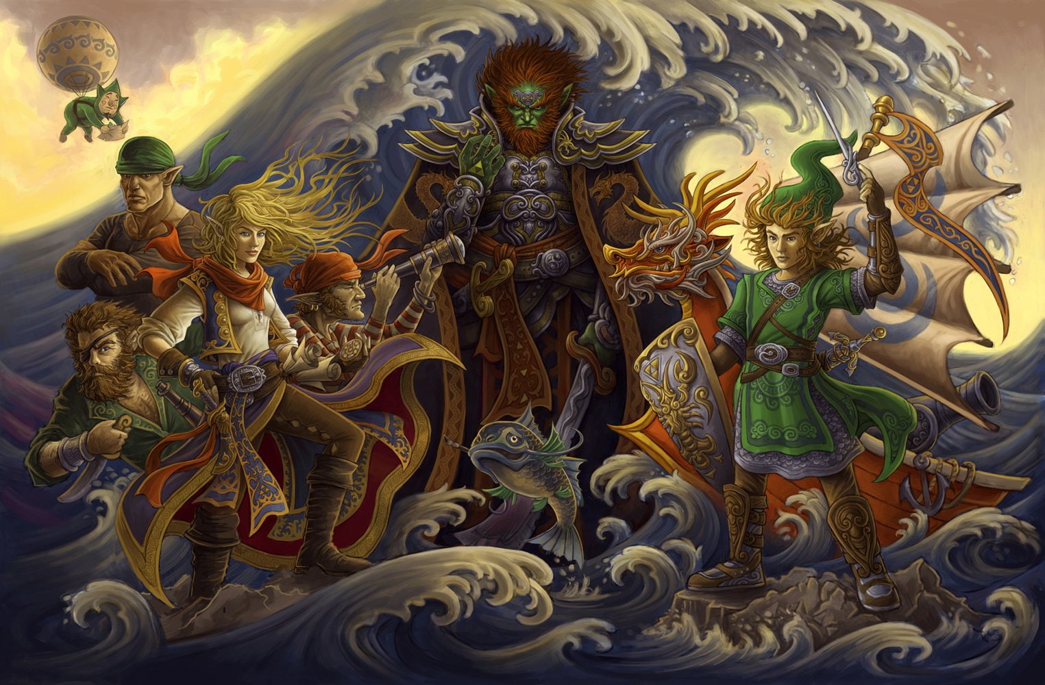 The Legend of Zelda, 720P, The Legend of Zelda: The Wind Waker, Zelda, HD Wallpaper