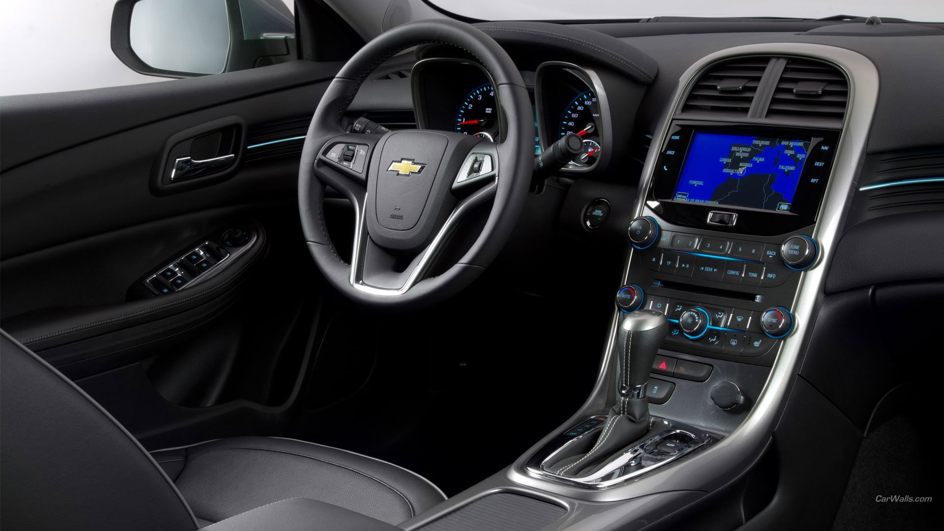 Chevrolet Malibu, car, 1080P, vehicle, car interior, HD Wallpaper