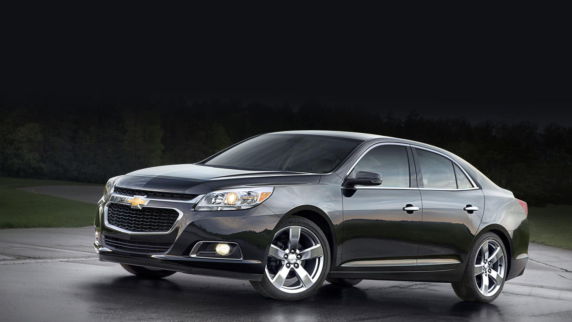 2014, malibu, chevrolet, black, sedan, 1080P, cars, chervolet, HD Wallpaper