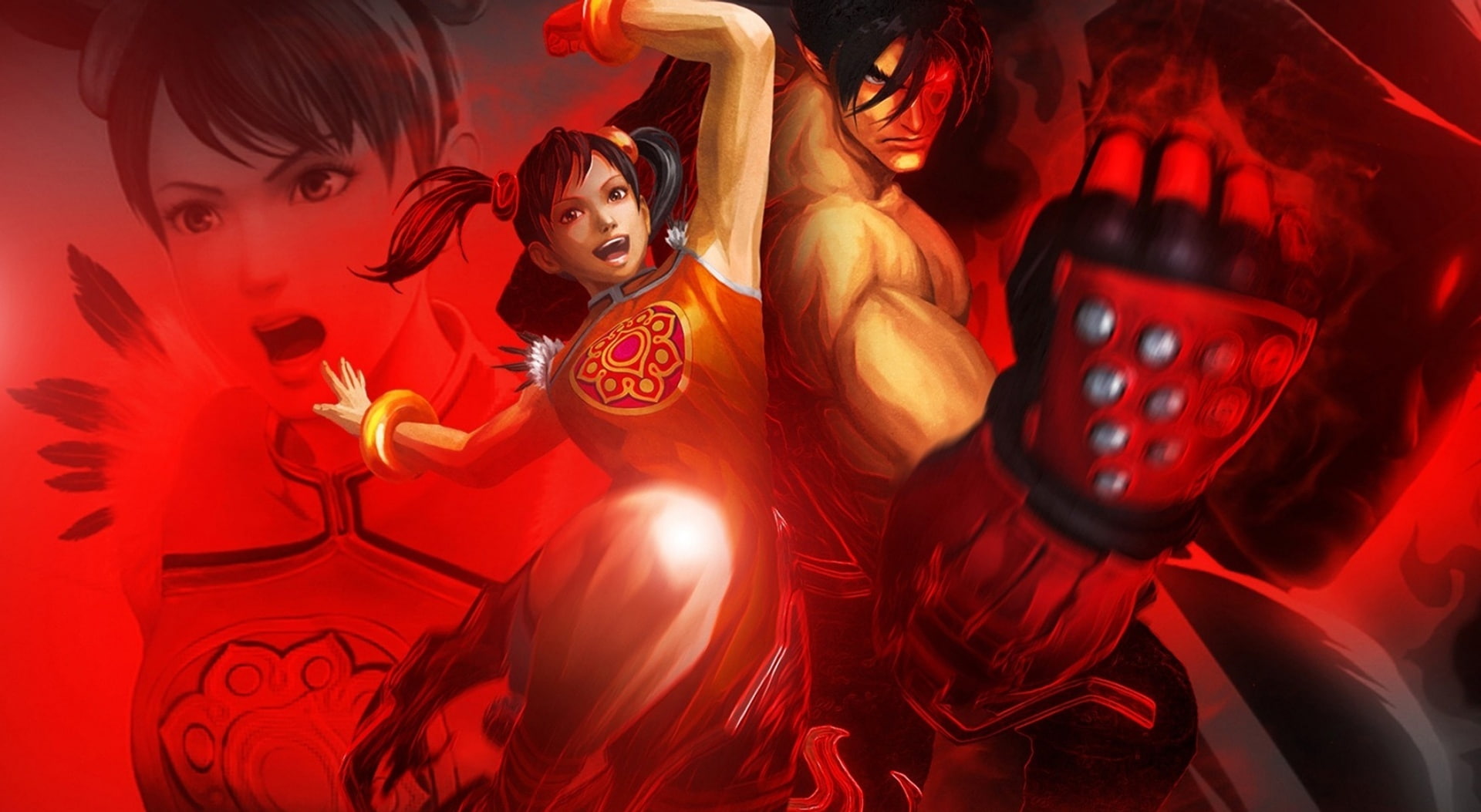 street fighter x tekken, one person, indoors, hairstyle, beautiful woman, night, nightlife, clubbing, jin, digital, young women, xiaoyu, tekken, HD Wallpaper