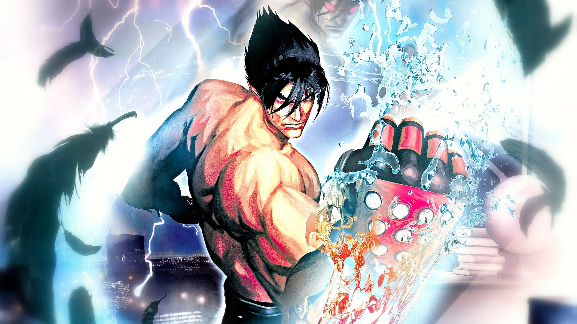 Tekken, jin, fighter, 1080P, street, street fighter, kazama, x, art, games, video, hd, HD Wallpaper