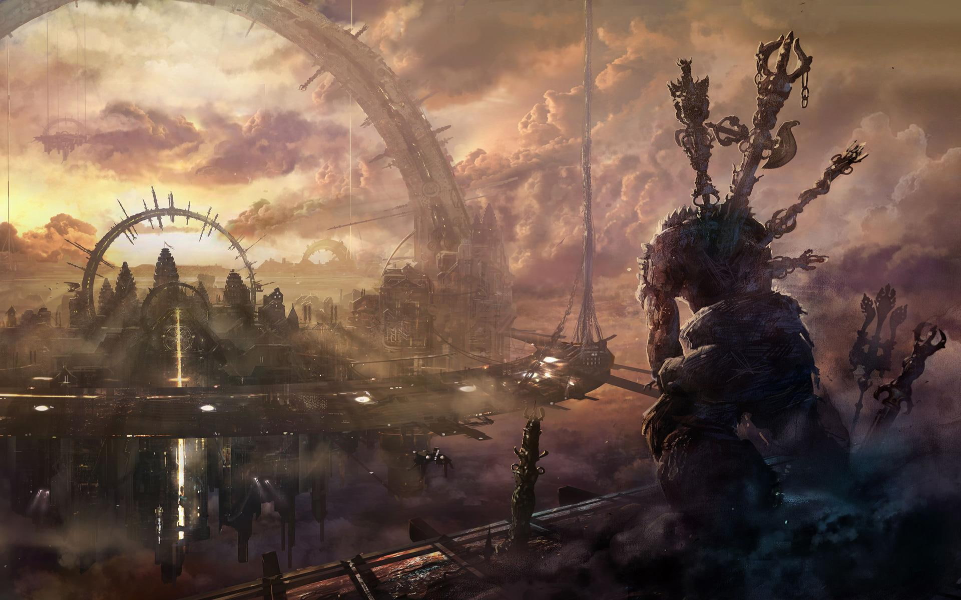 abstract, games, other, wrath, video games, asuras, asuras wrath, 1080P, HD Wallpaper