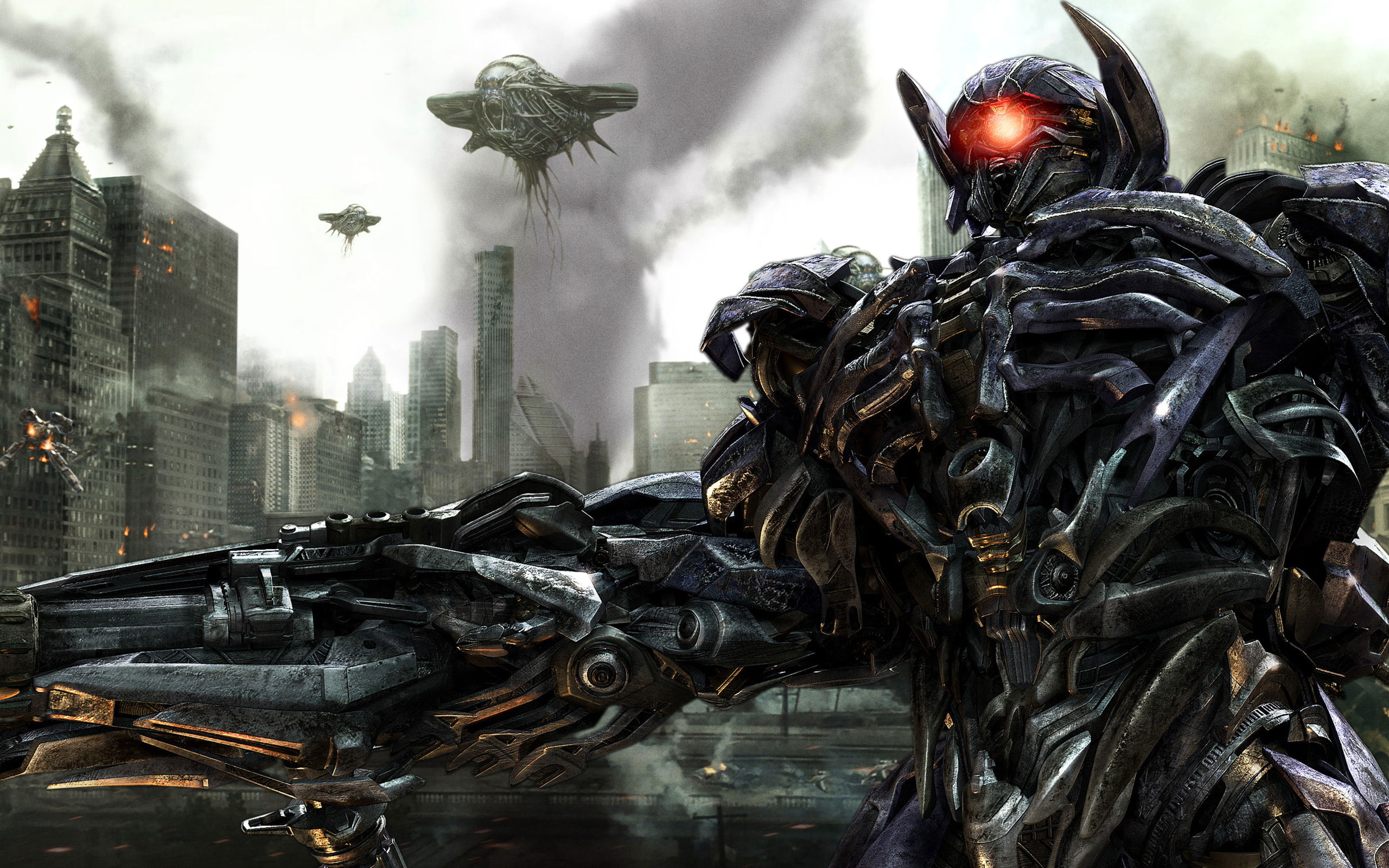 2K, black, illustration, robot, shockwave, transformers, HD Wallpaper
