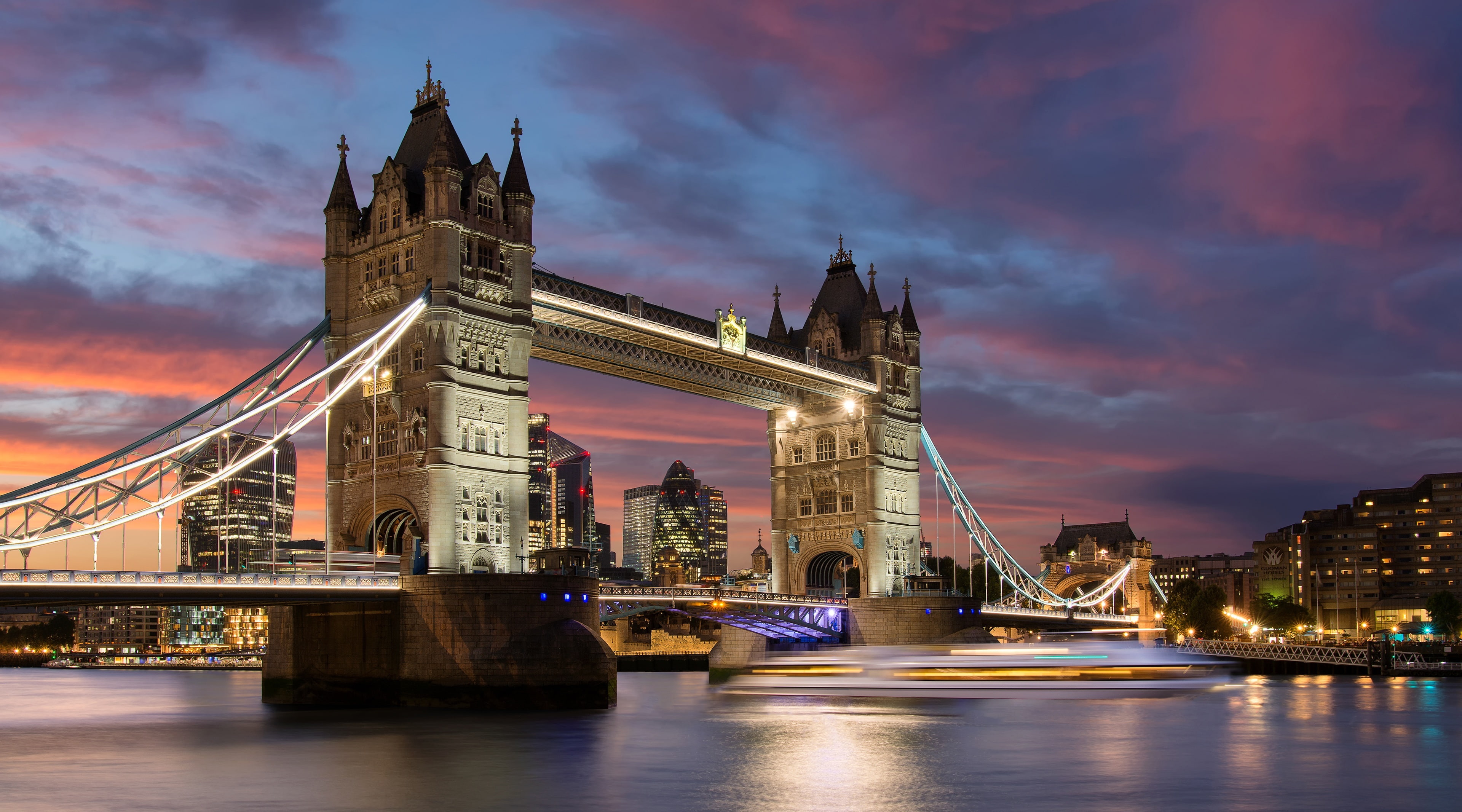 towerbridge, cityscape, travel destinations, outdoors, unitedkingdom, Bridge, 4K, transportation, water, Travel, European, Photography, River, connection, HD Wallpaper