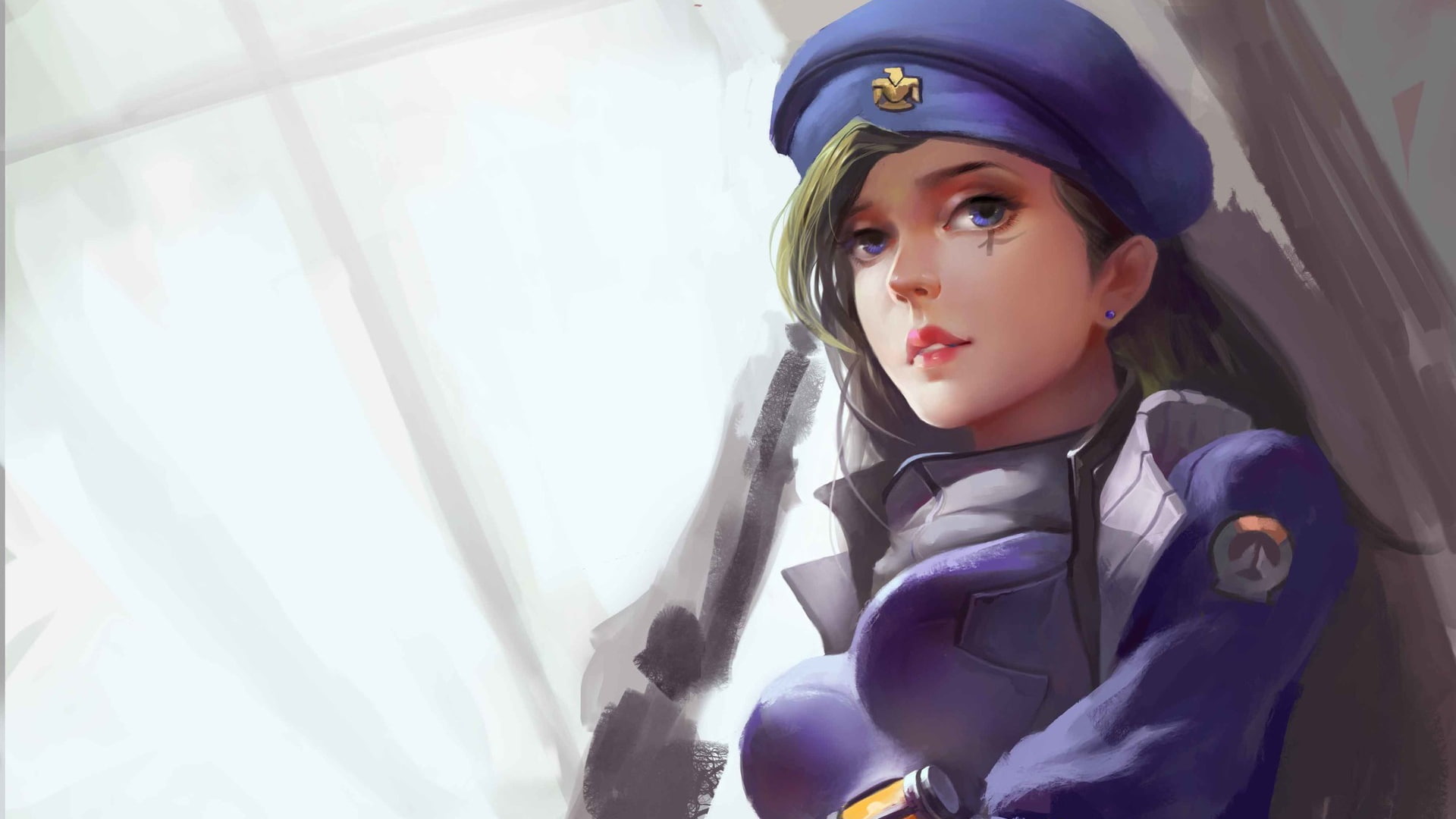 leisure activity, video games, looking, women, real people, Ana (Overwatch), females, lifestyles, Overwatch, front view, looking at camera, day, childhood, HD Wallpaper