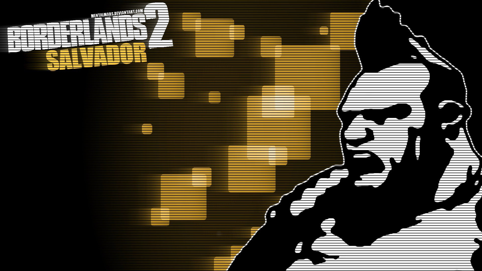 video games, vault hunters, Borderlands 2, Salvador, 1080P, Gunzerker, HD Wallpaper