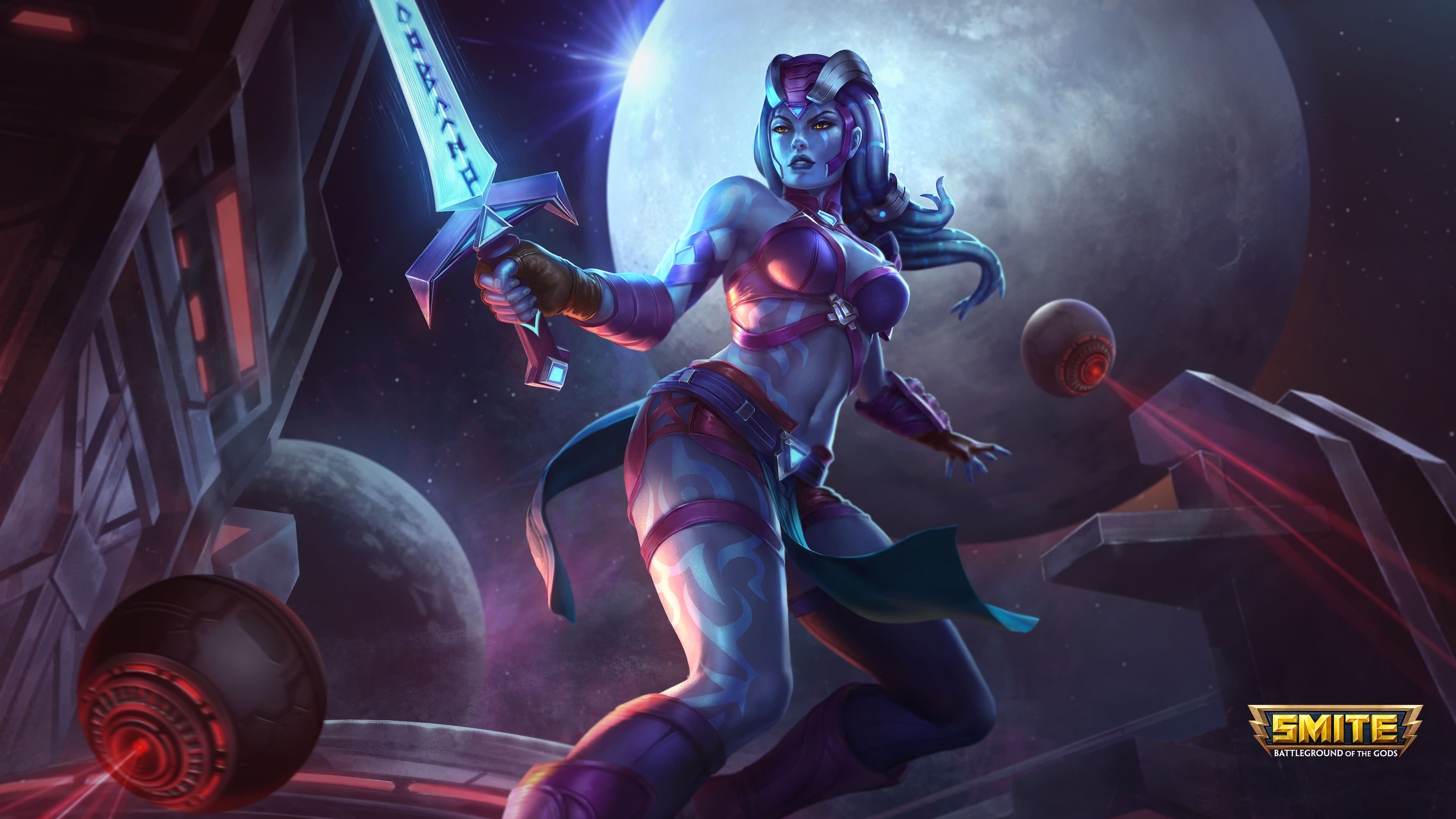 Video Game, Smite, 4K, Freya (Smite), HD Wallpaper